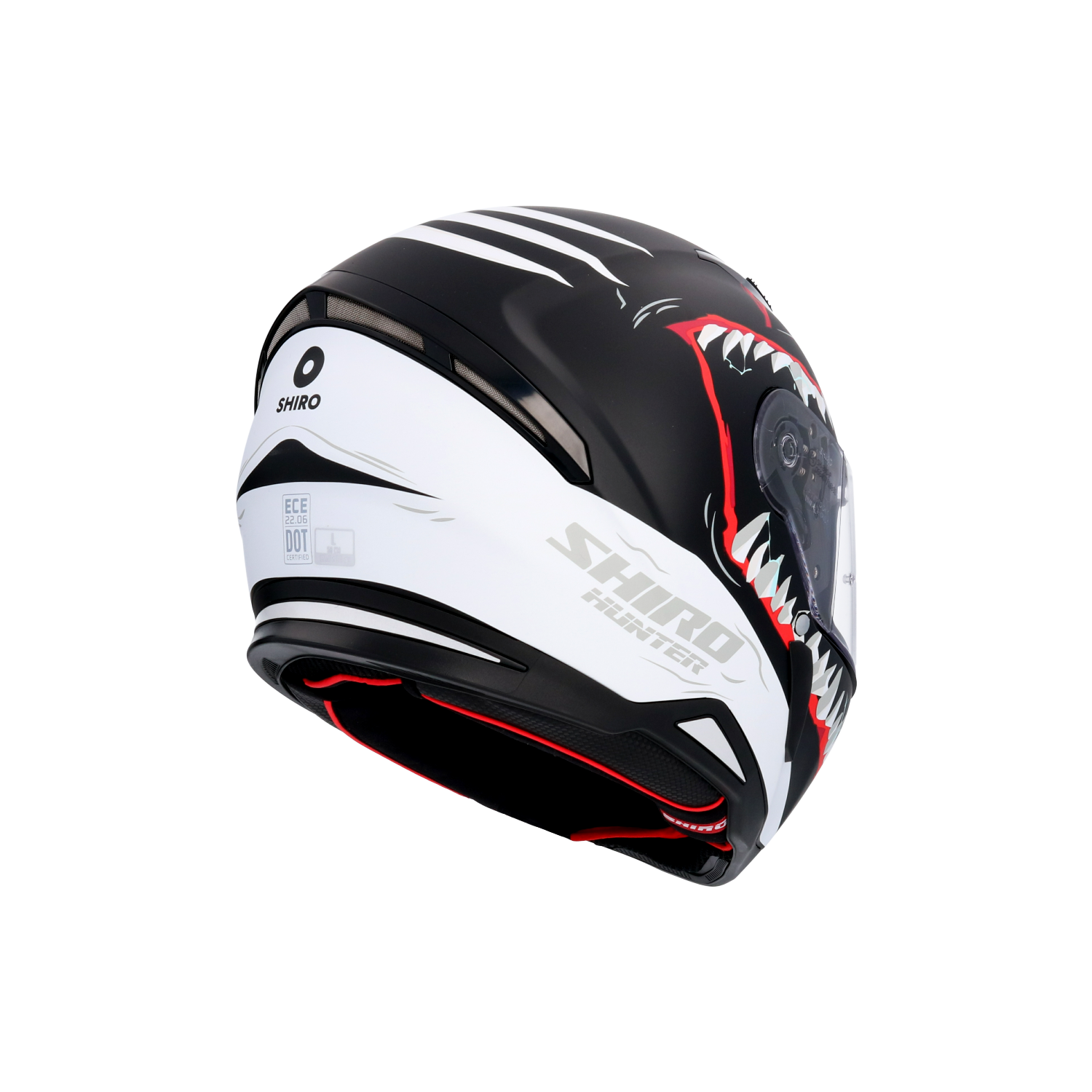 CASCO SHIRO HUNTER SHARK BLACK