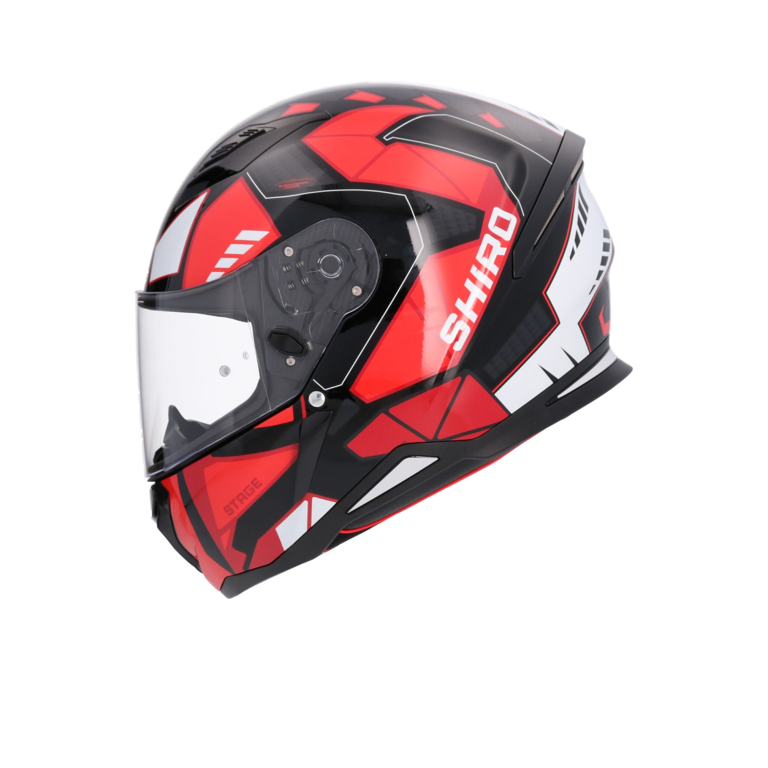 CASCO SHIRO HUNTER STAGE BLACK/RED
