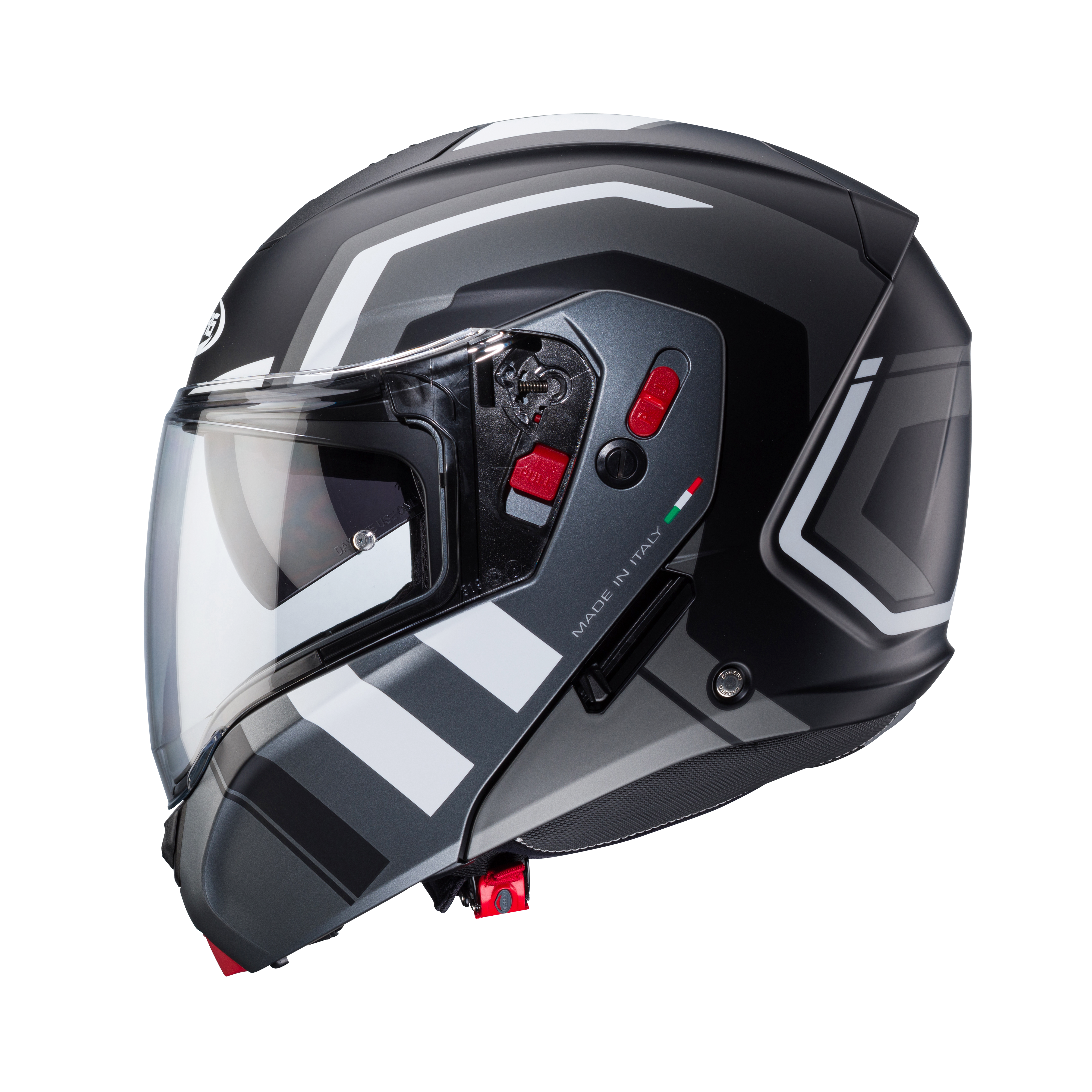 CASCO CABERG HORUS X ROAD MATT BLACK/GUN METAL/WHITE