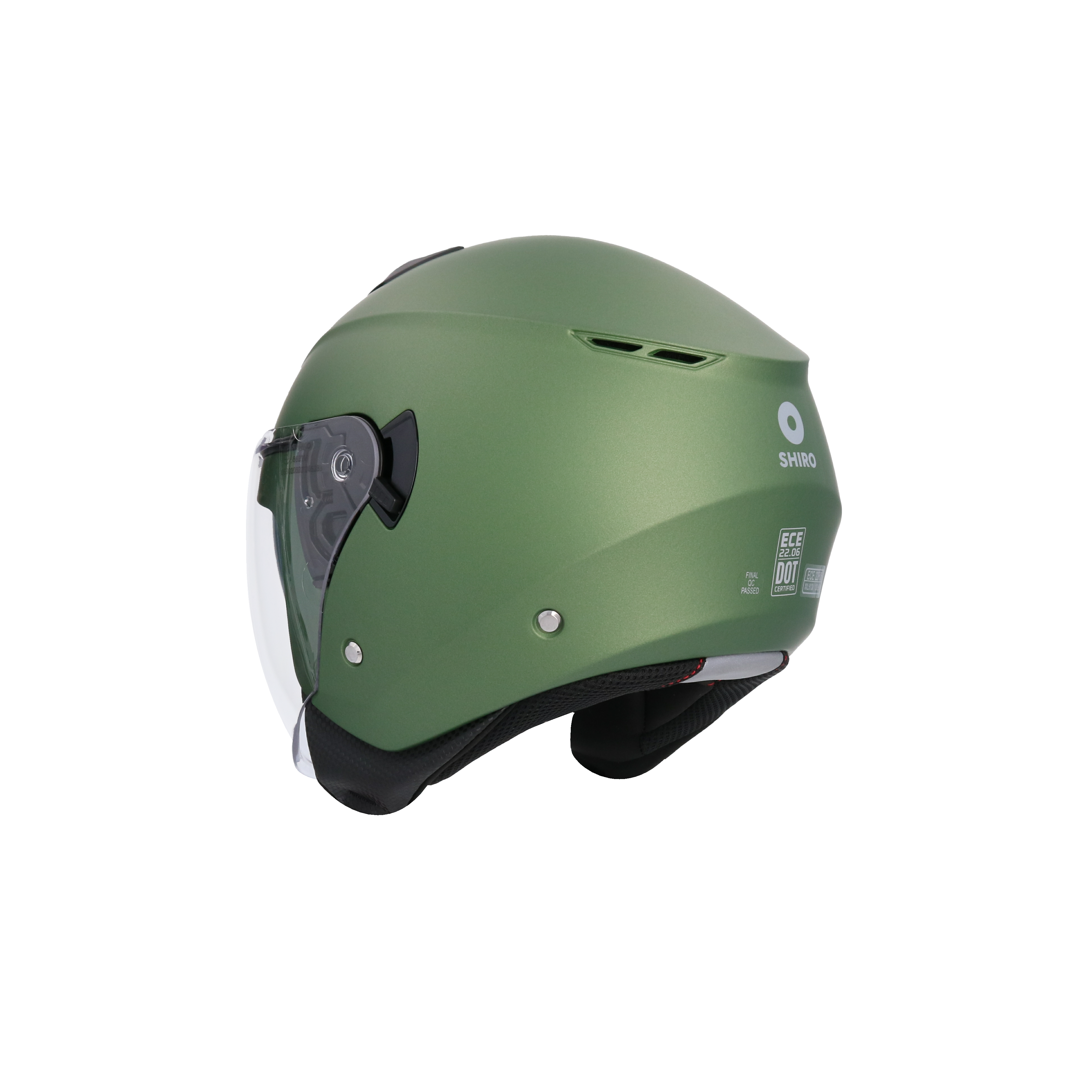 CASCO SHIRO IBIZA METALLIC MATT GREEN