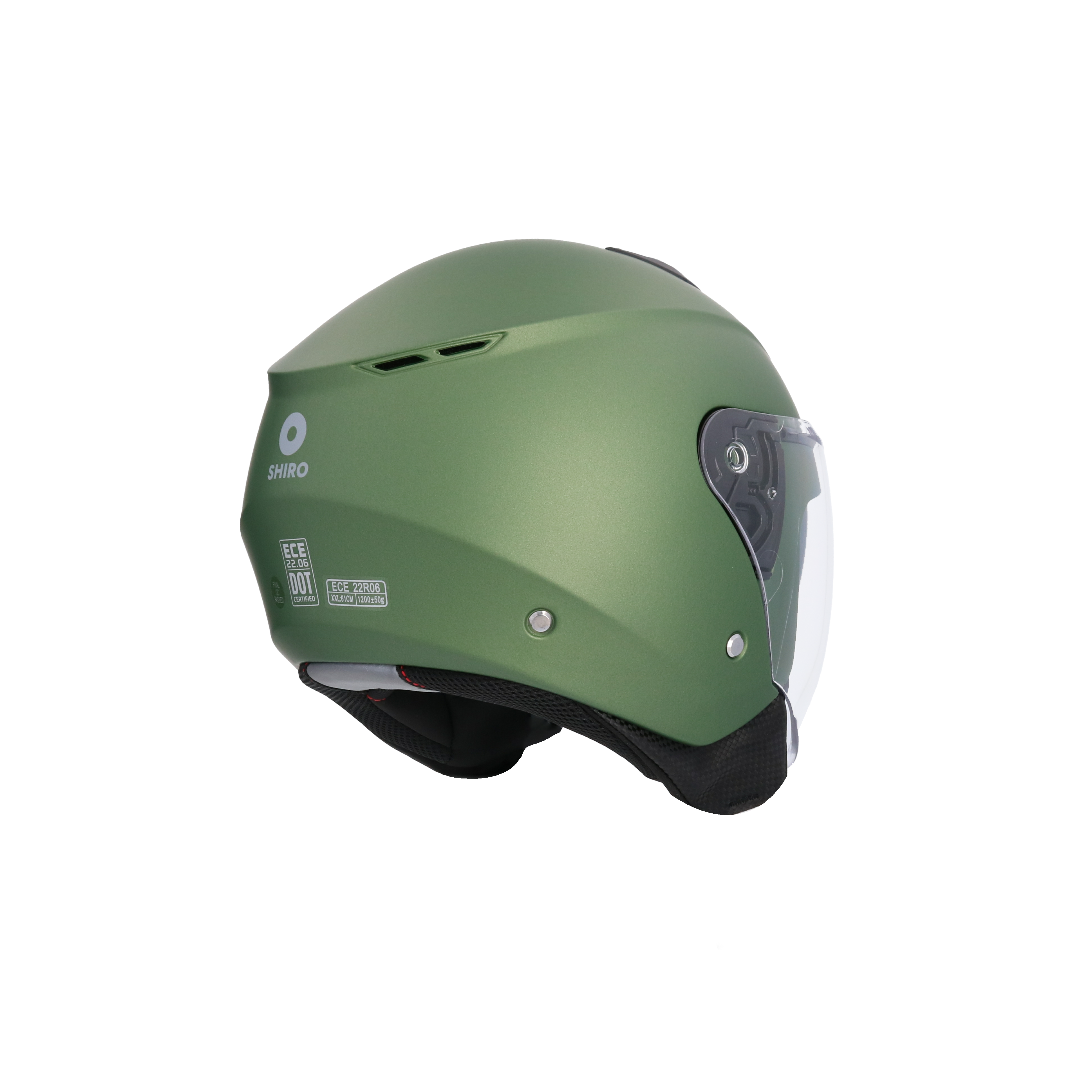 CASCO SHIRO IBIZA METALLIC MATT GREEN