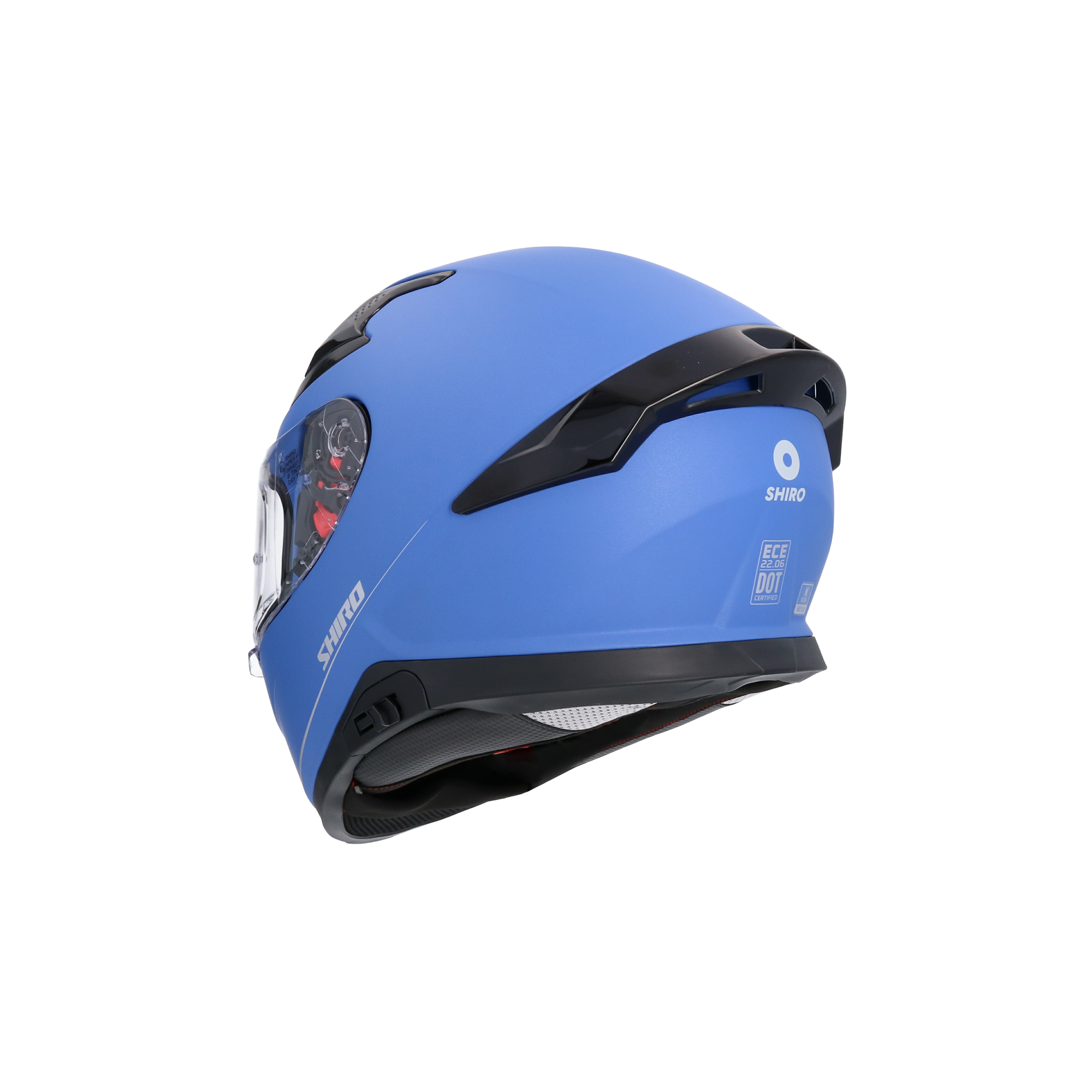 CASCO SHIRO KATANA METALLIC MATT BLUE