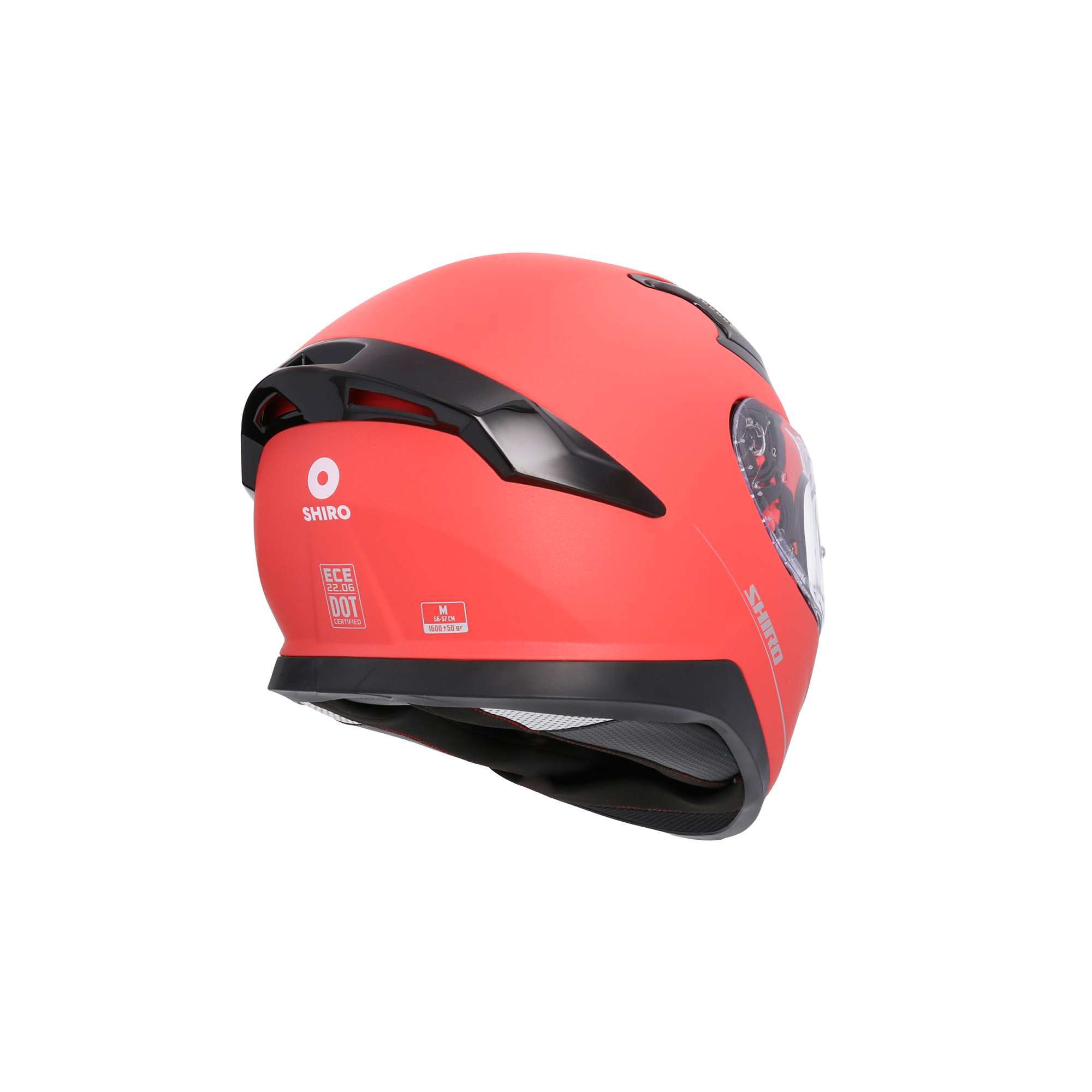 CASCO SHIRO KATANA METALLIC MATT RED