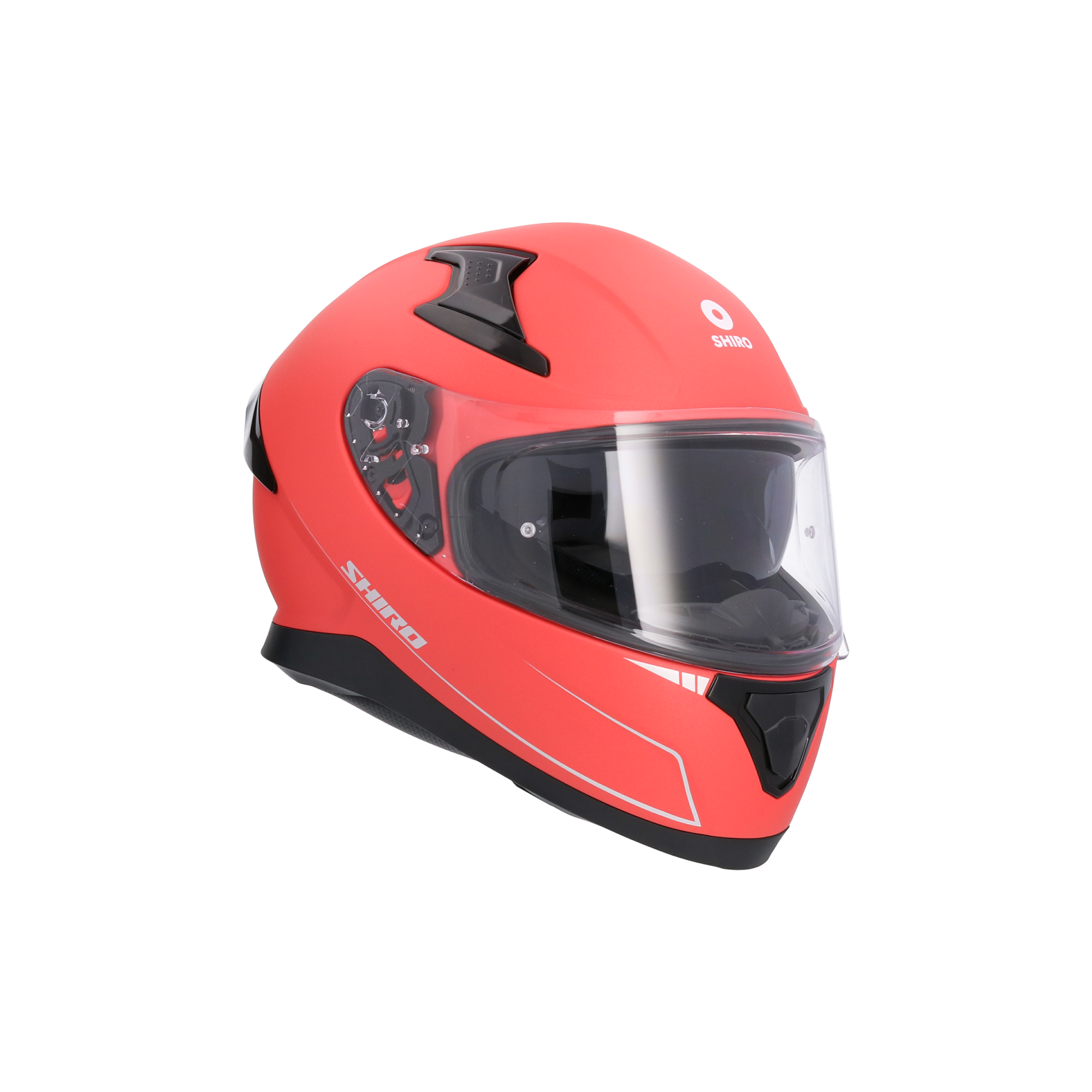 CASCO SHIRO KATANA METALLIC MATT RED