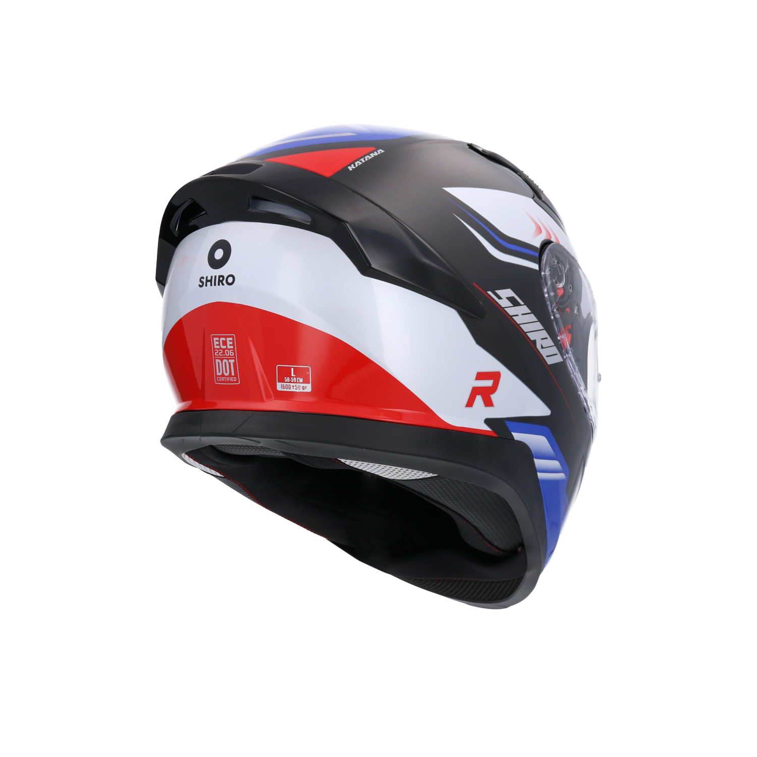 CASCO SHIRO KATANA ORBE METALLIC BLUE