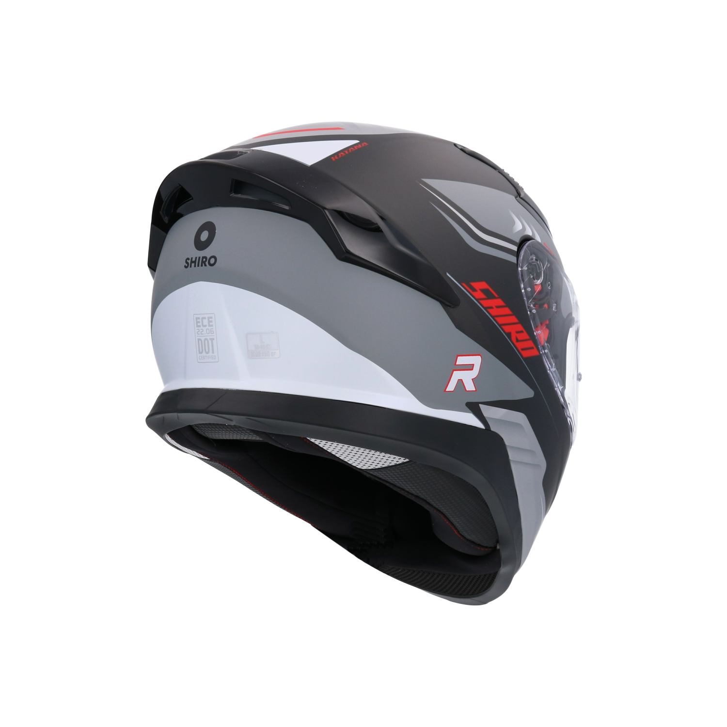 CASCO SHIRO KATANA ORBE METALLIC MATT GREY