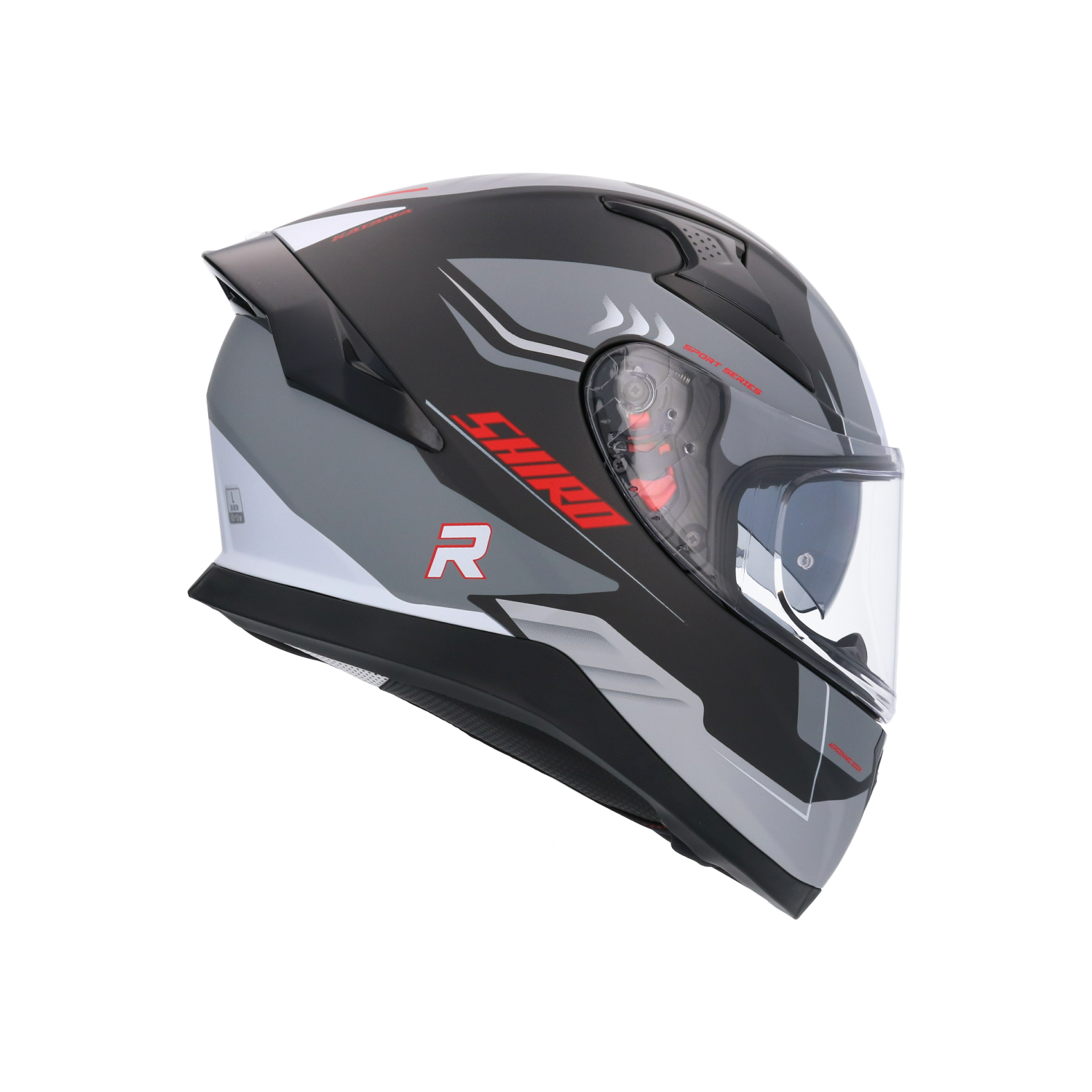 CASCO SHIRO KATANA ORBE METALLIC MATT GREY