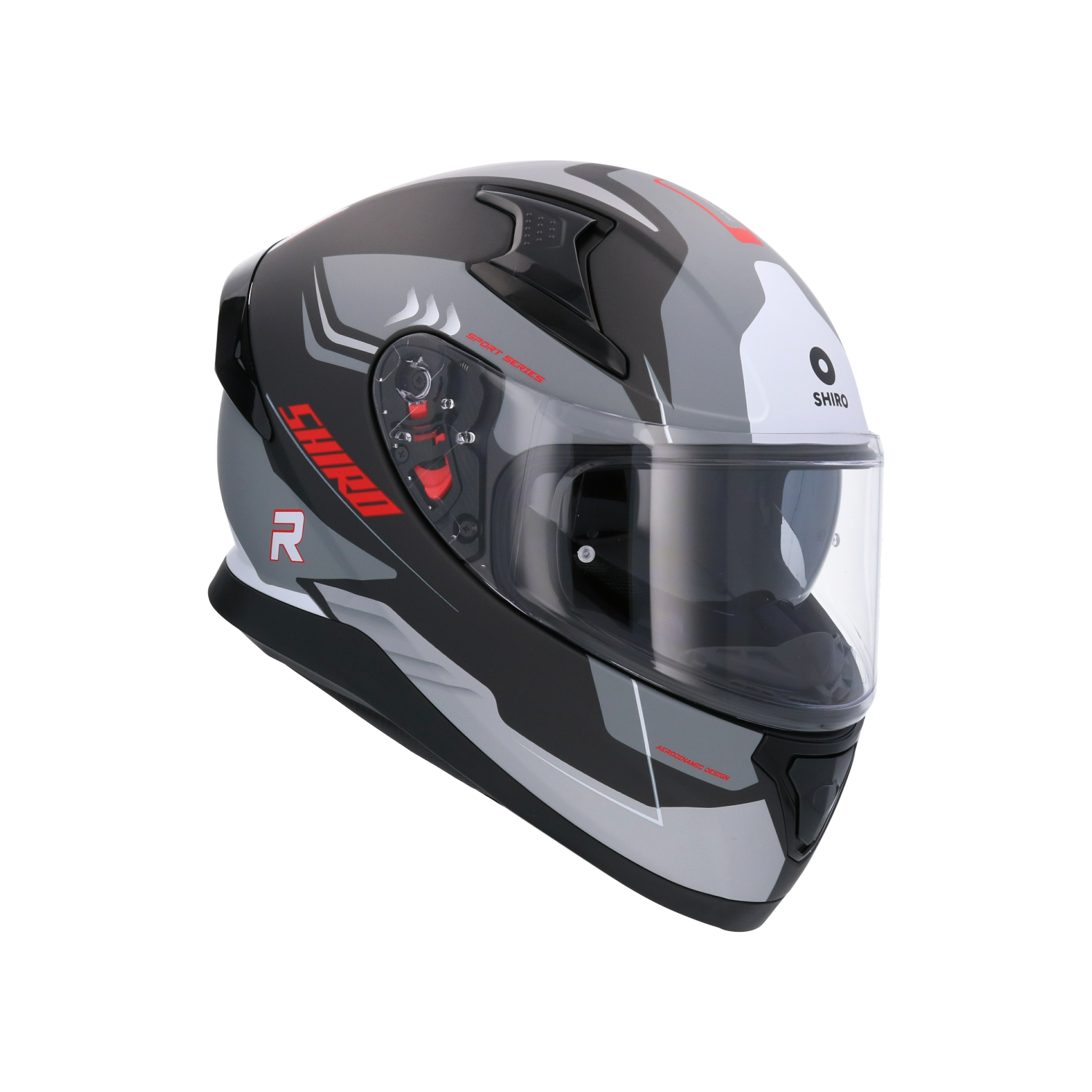 CASCO SHIRO KATANA ORBE METALLIC MATT GREY