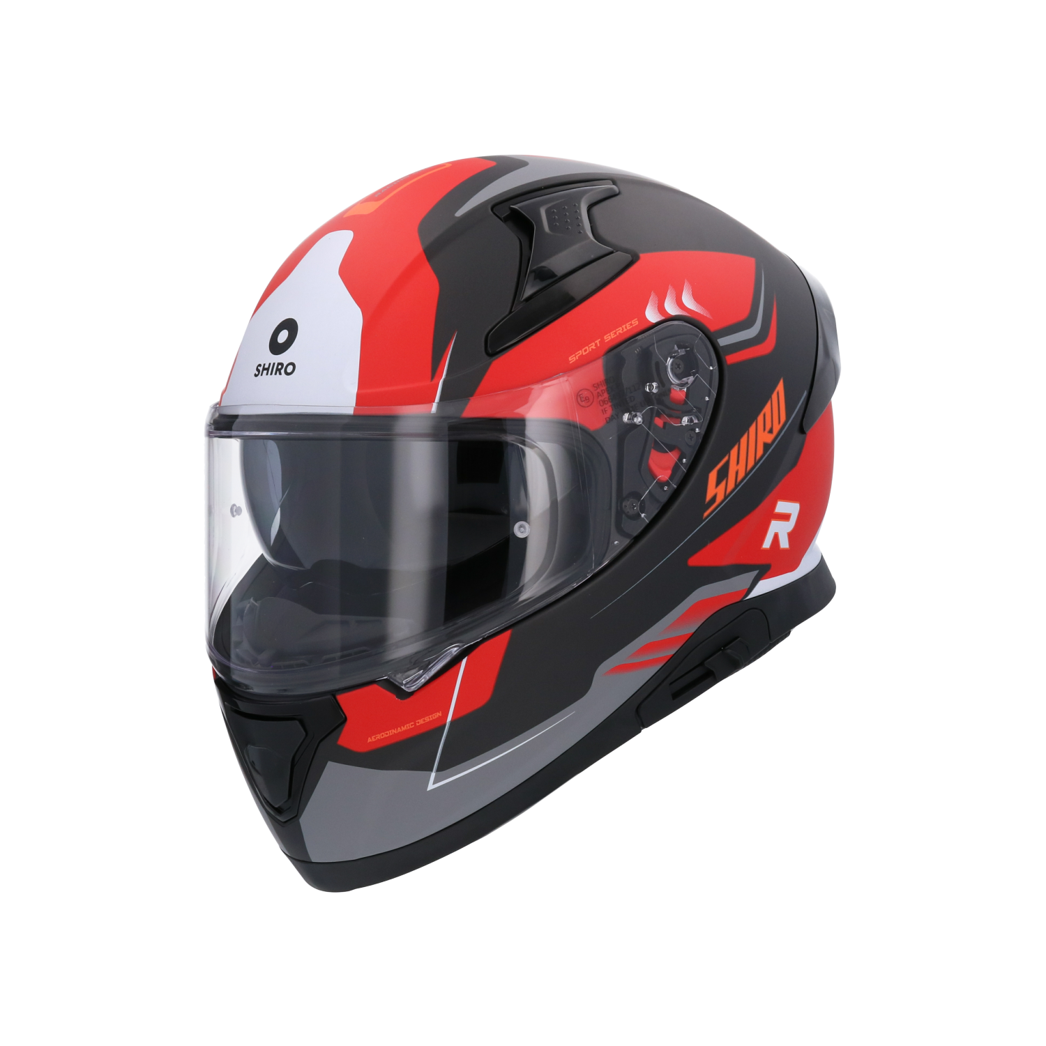 CASCO SHIRO KATANA ORBE METALLIC RED
