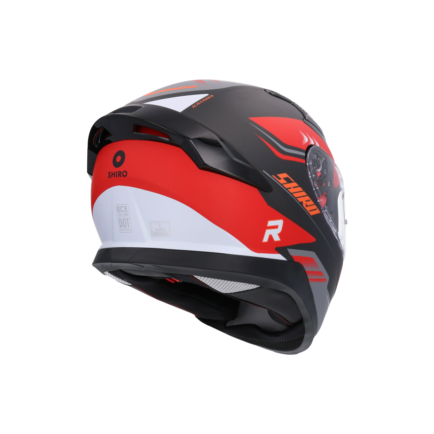 CASCO SHIRO KATANA ORBE METALLIC RED
