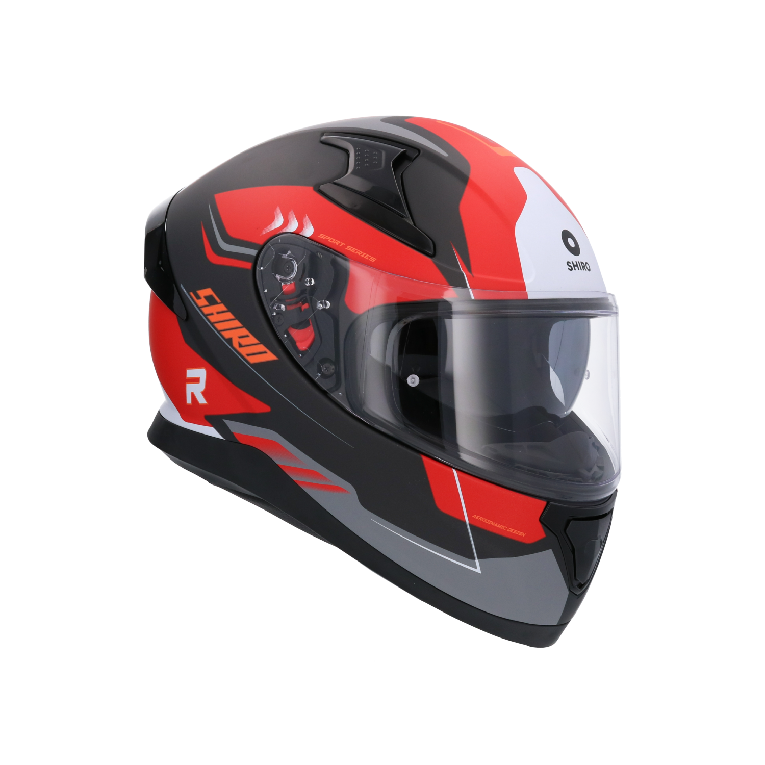 CASCO SHIRO KATANA ORBE METALLIC RED