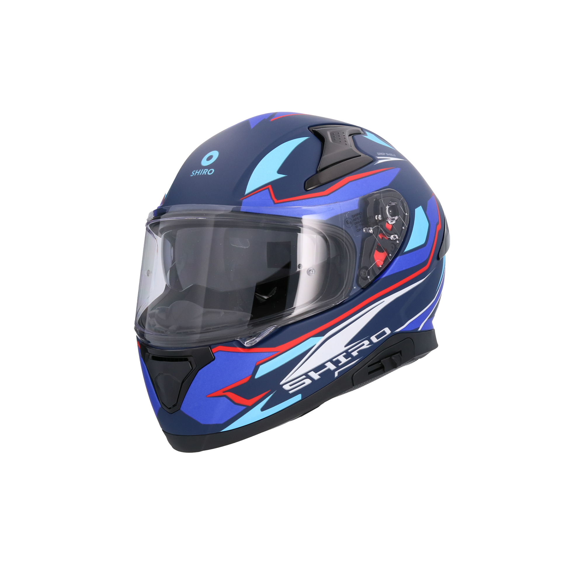 CASCO SHIRO KATANA SHARP METALLIC MATT BLUE