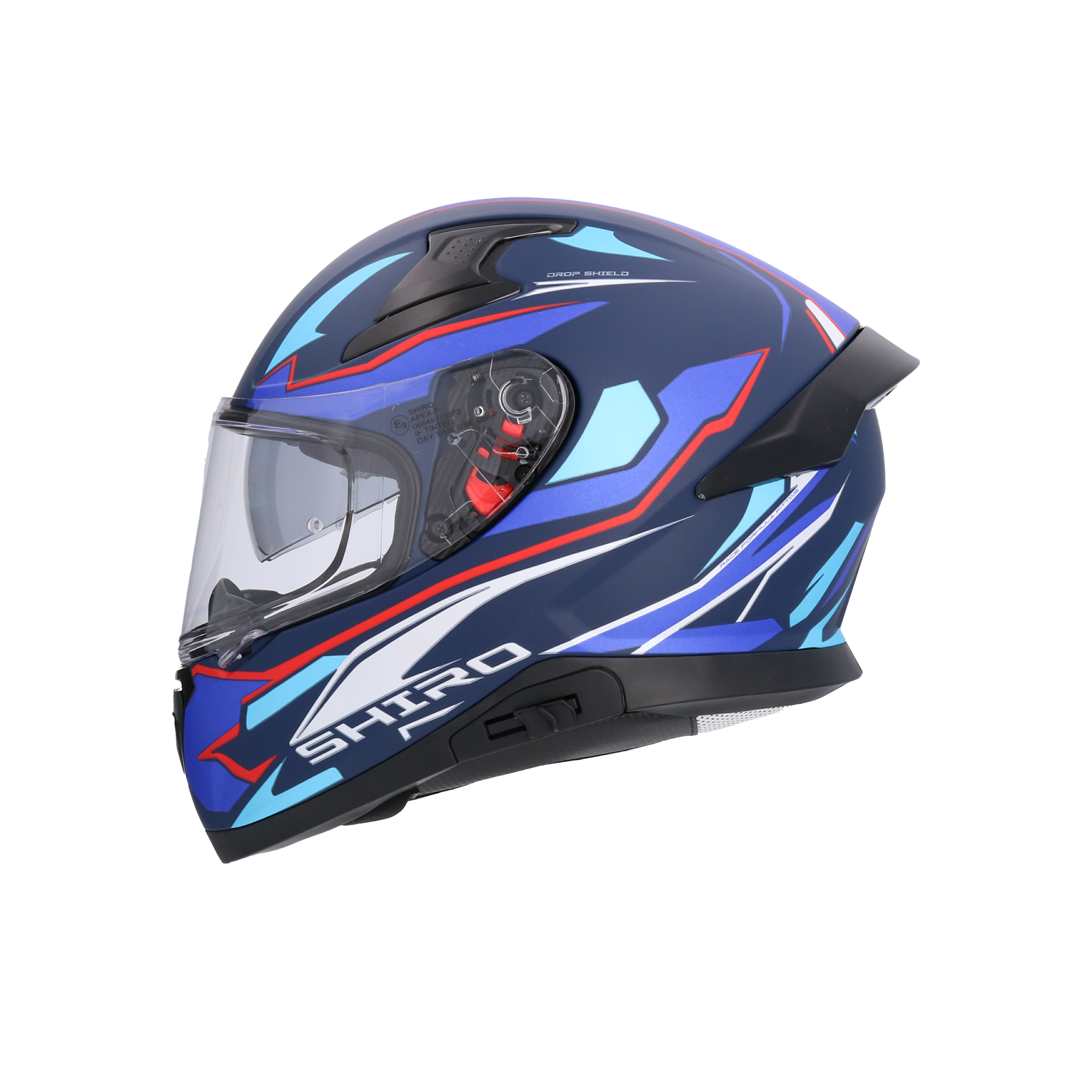CASCO SHIRO KATANA SHARP METALLIC MATT BLUE