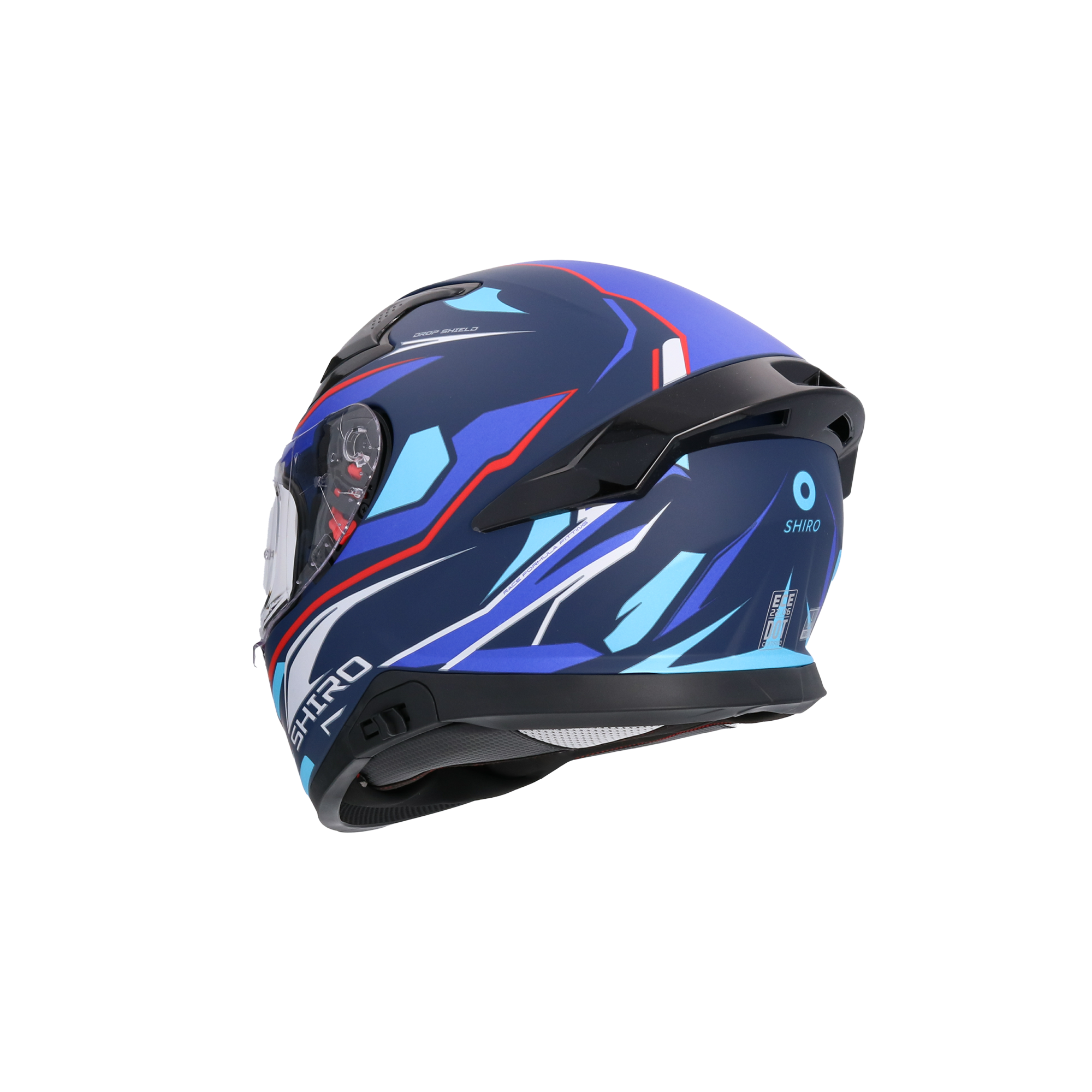 CASCO SHIRO KATANA SHARP METALLIC MATT BLUE