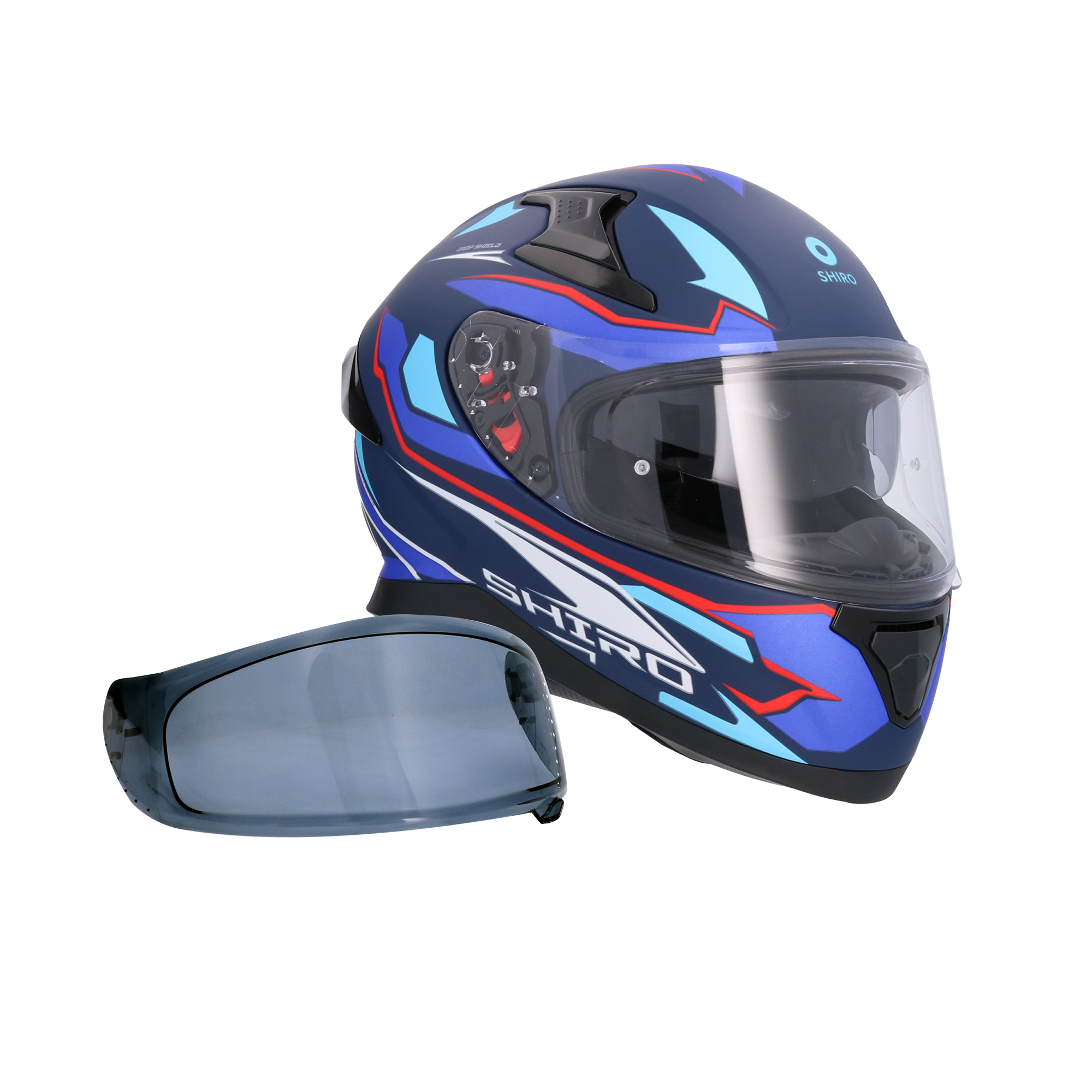 CASCO SHIRO KATANA SHARP METALLIC MATT BLUE