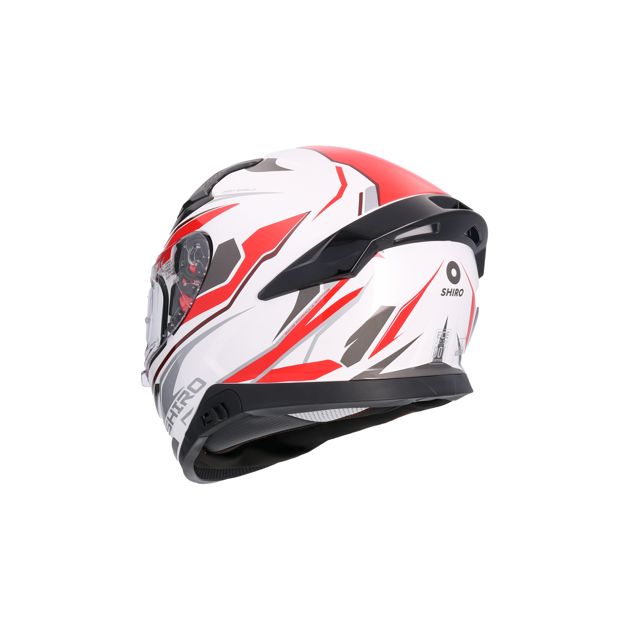 CASCO SHIRO KATANA SHARP METALLIC RED