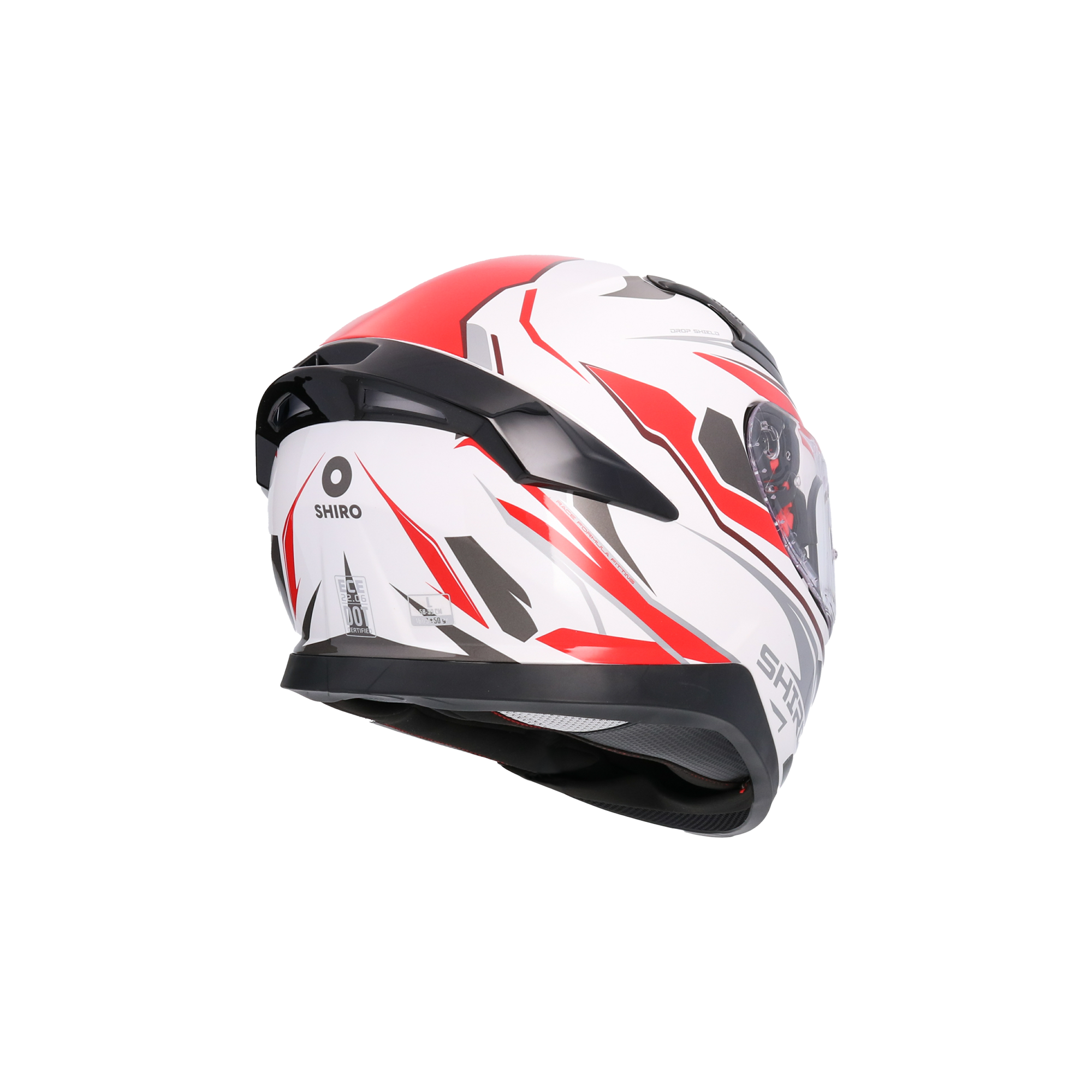CASCO SHIRO KATANA SHARP METALLIC RED