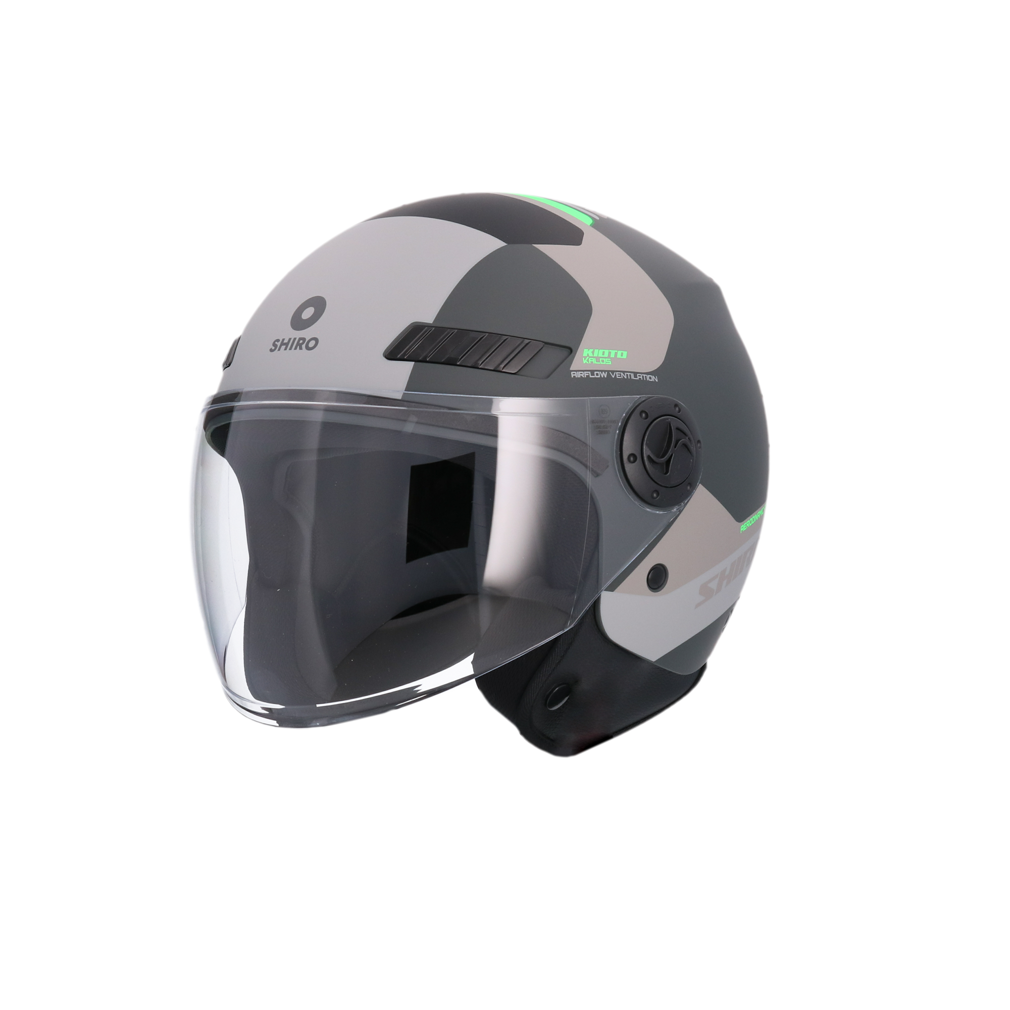 CASCO SHIRO KIOTO KALOS MATT GREY