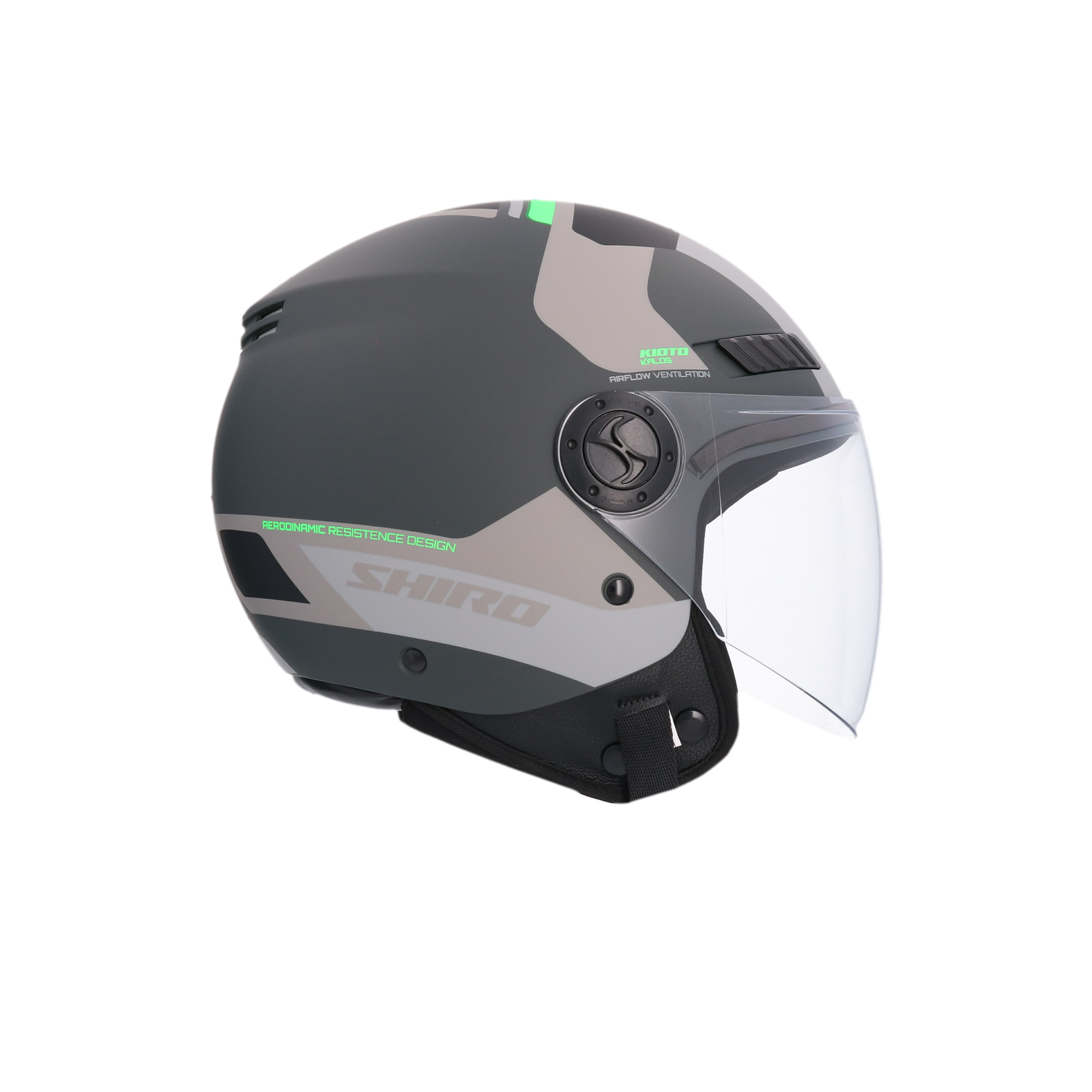 CASCO SHIRO KIOTO KALOS MATT GREY