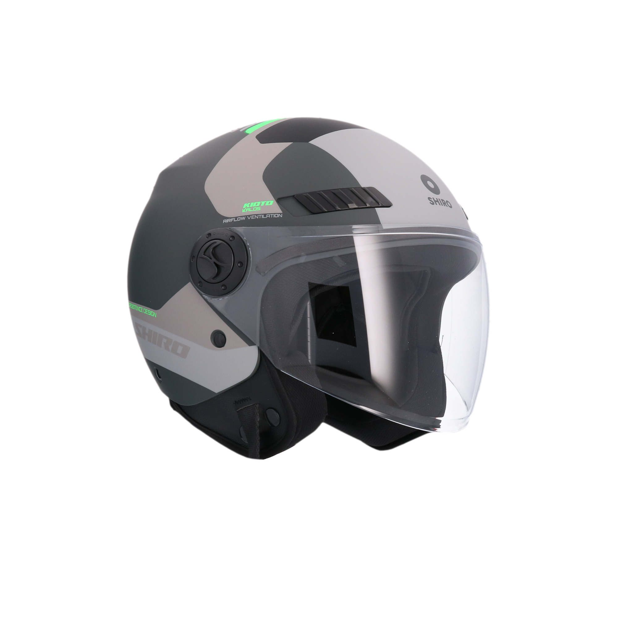 CASCO SHIRO KIOTO KALOS MATT GREY