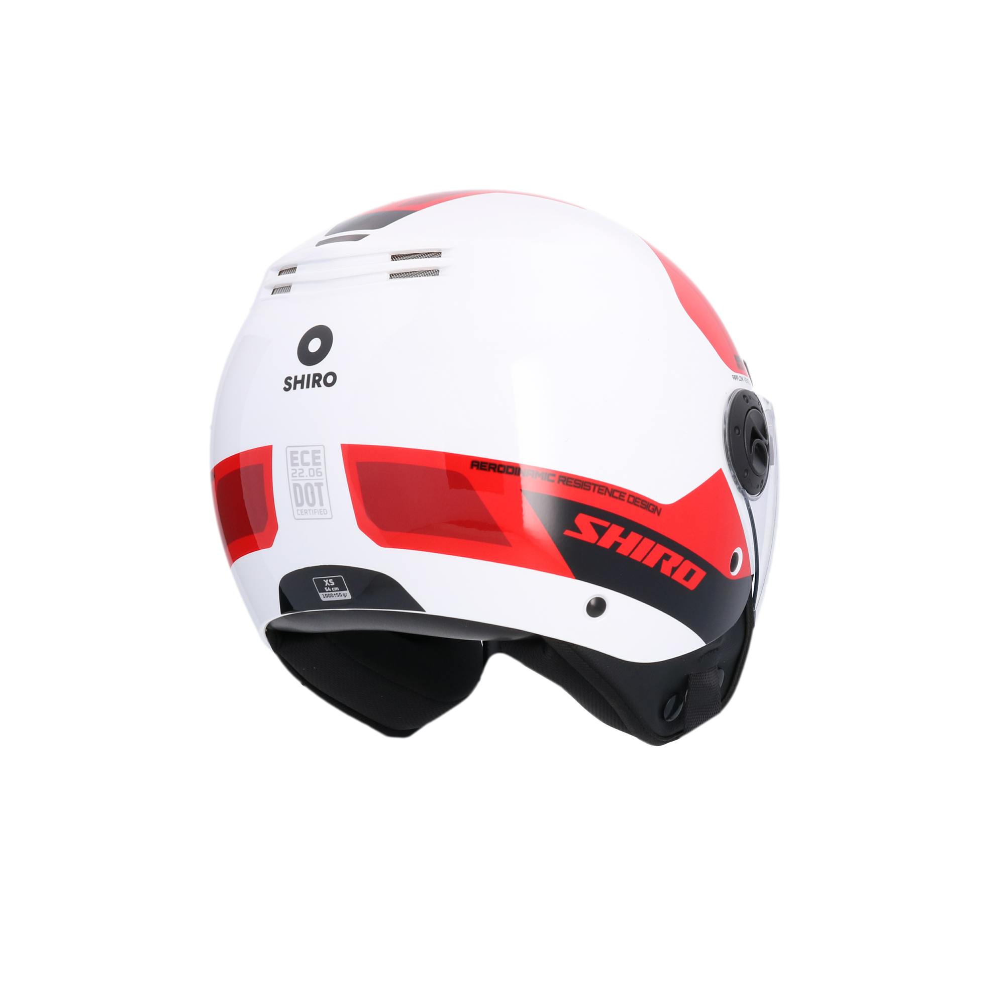 CASCO SHIRO KIOTO KALOS WHITE/RED