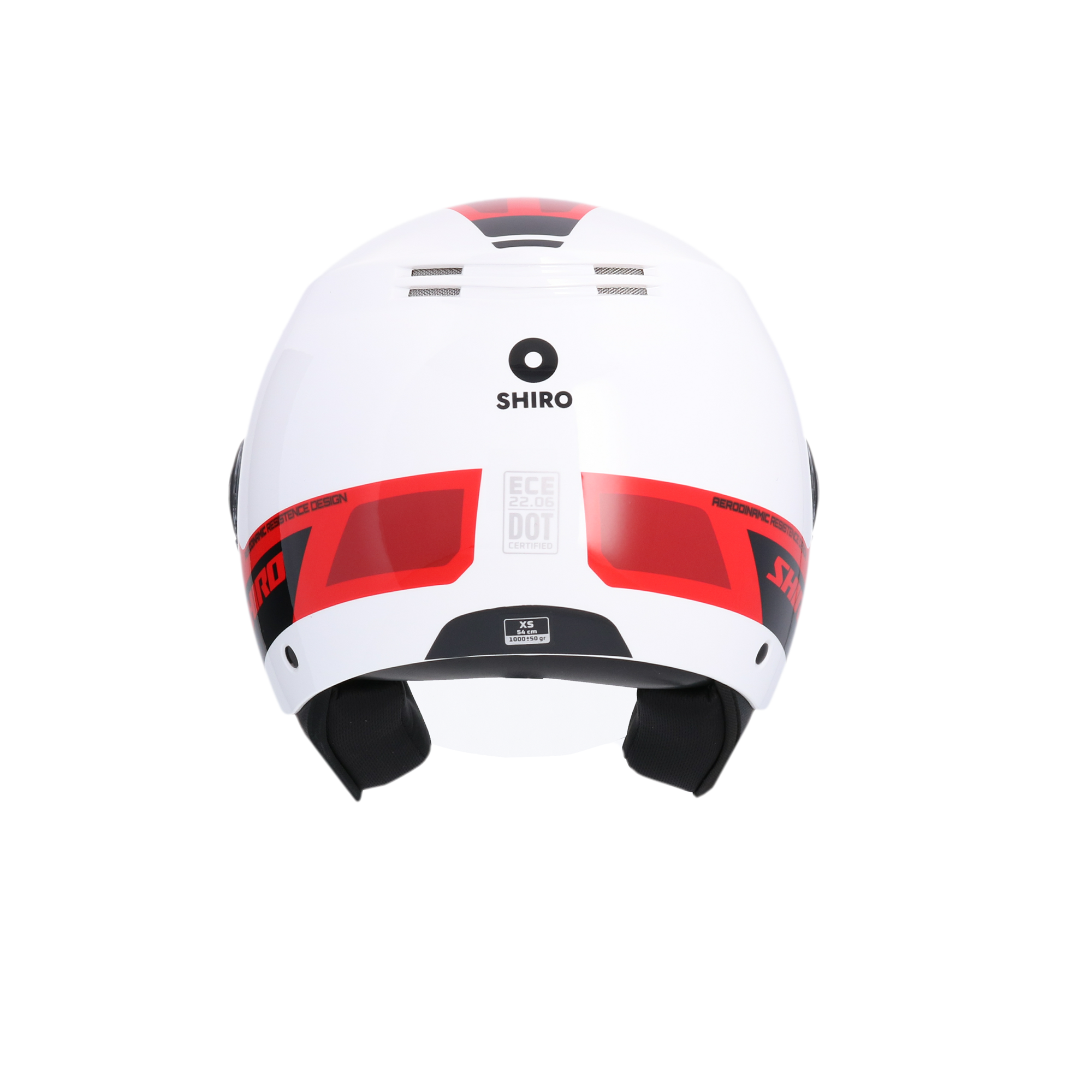 CASCO SHIRO KIOTO KALOS WHITE/RED
