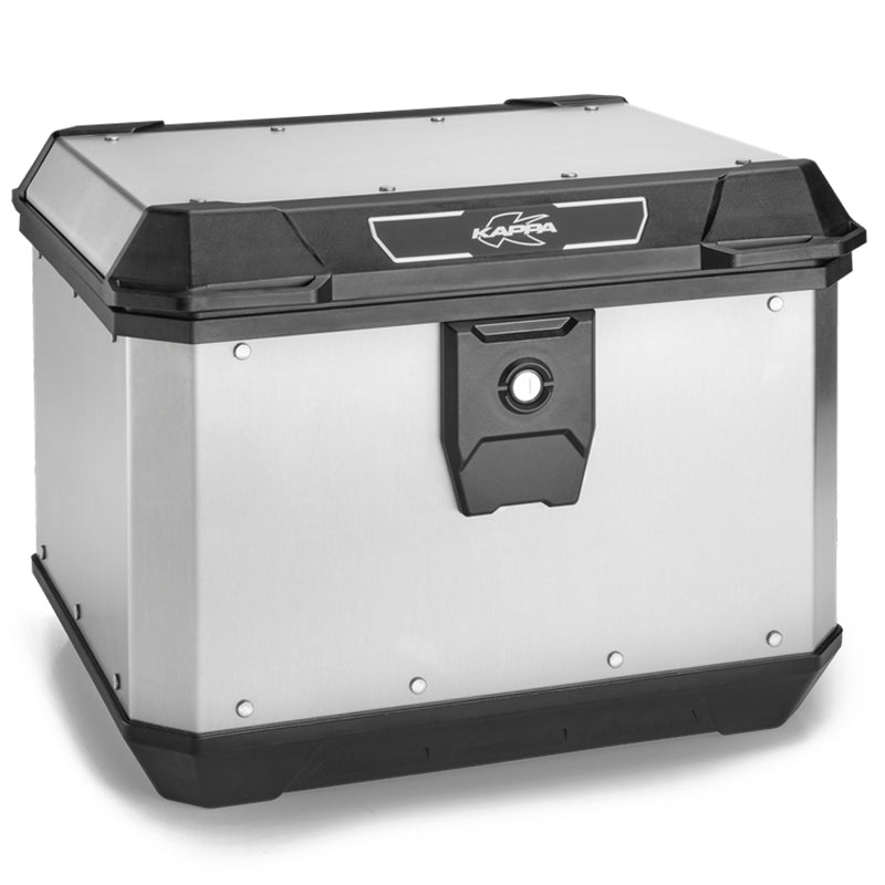 MALETA KAPPA ML 50LTS K´METROBOX  ALUMINIO NATURAL MONOLOCK