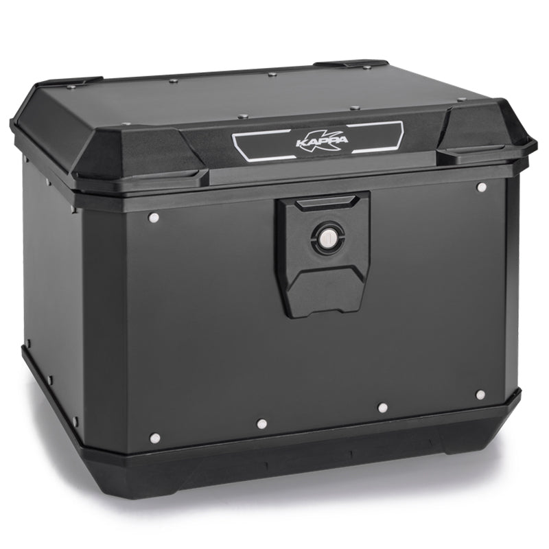 MALETA KAPPA ML 50LTS K´METROBOX ALUMINIO NEGRO MONOLOCK