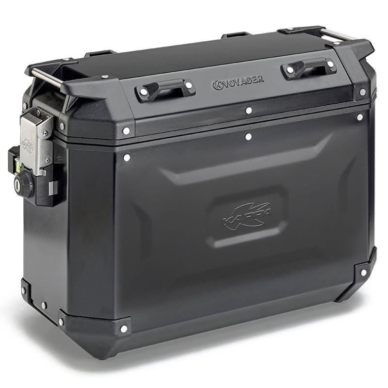 MALETA KAPPA MKCAM-SIDE 37L K' VOYAGER ALUMINIO BLACK LINE SX MONOKEY CAM SIDE SYSTEM