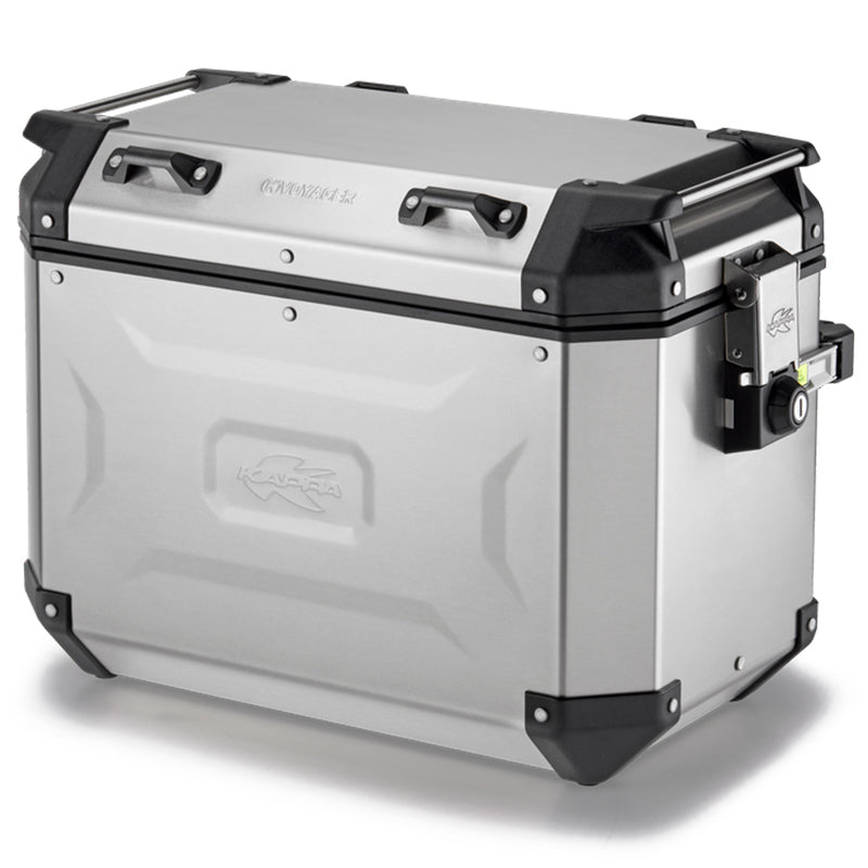 MALETA KAPPA MKCAM-SIDE 48L K' VOYAGER ALUMINIO NATURAL SX MONOKEY CAM SIDE SYSTEM