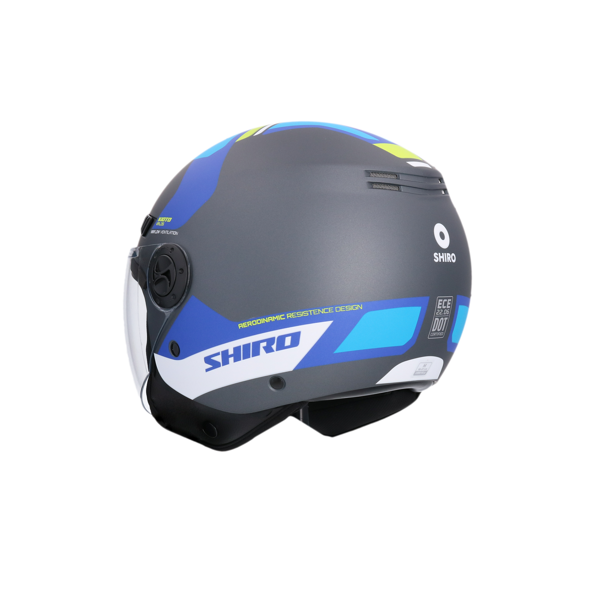 CASCO SHIRO KIOTO KALOS TITANIUM BLUE