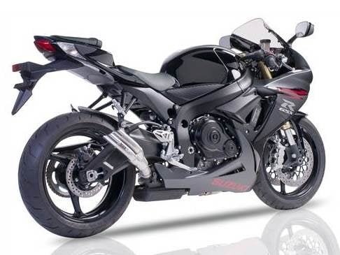 ESCAPE IXIL SLIP ON - DUAL HYPERLOW - SUZUKI GSX 600 R 11-15 (WVC3)