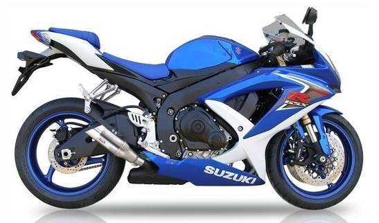 ESCAPE IXIL SLIP ON - DUAL HYPERLOW - SUZUKI GSX 750 R 08-10 (CW1)