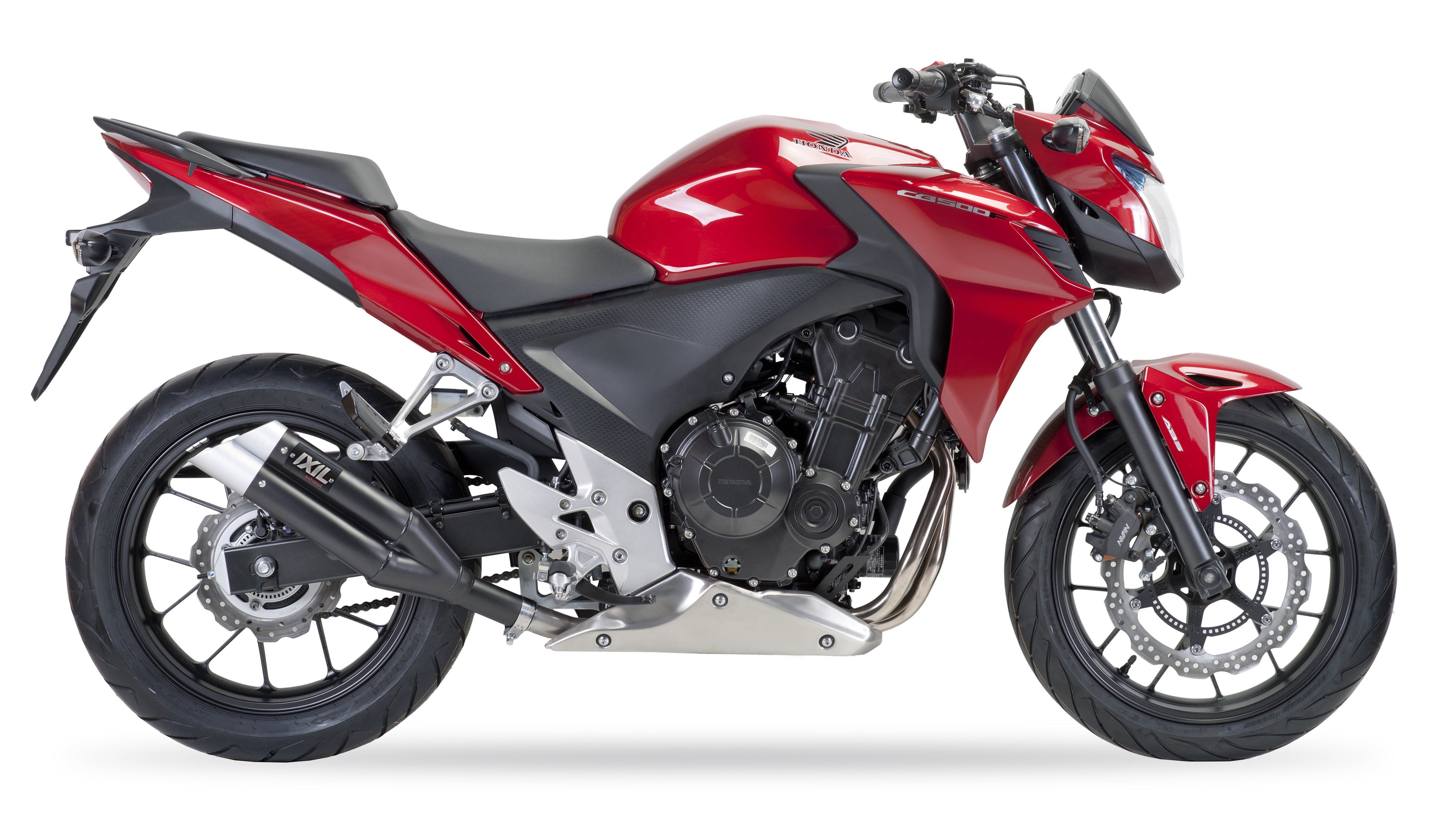 ESCAPE IXIL SLIP ON - DUAL HYPERLOW BLACK XL - HONDA CB 500 F 13-15 (PC45)