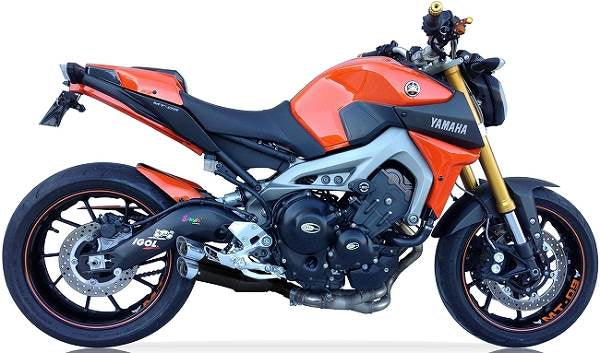 ESCAPE IXIL FULL SYSTEM - DUAL HYPERLOW BLACK XL - YAMAHA MT-09 13-16 (RN29)