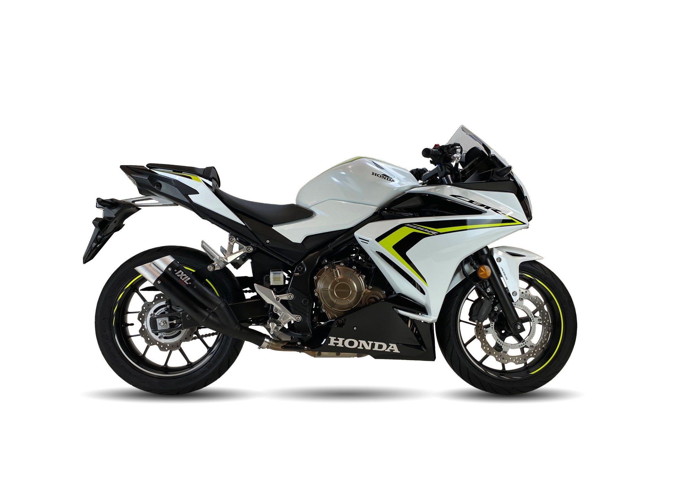 ESCAPE IXIL SLIP ON - DUAL HYPERLOW BLACK XL - HONDA CBR 500 R 21-23 (PC62)