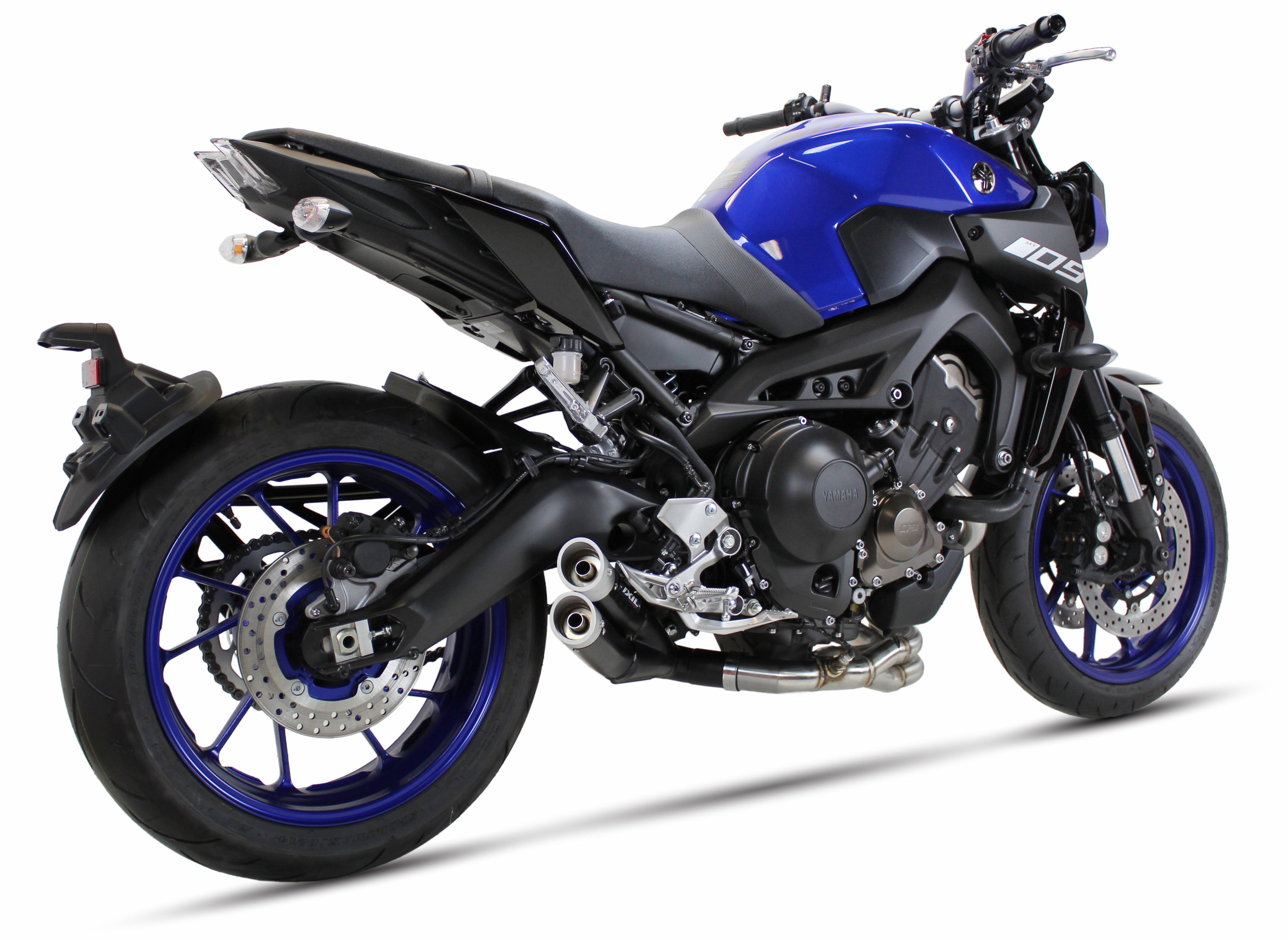 ESCAPE IXIL FULL SYSTEM - DUAL HYPERLOW BLACK XL - YAMAHA MT-09 17-20 (RN43)