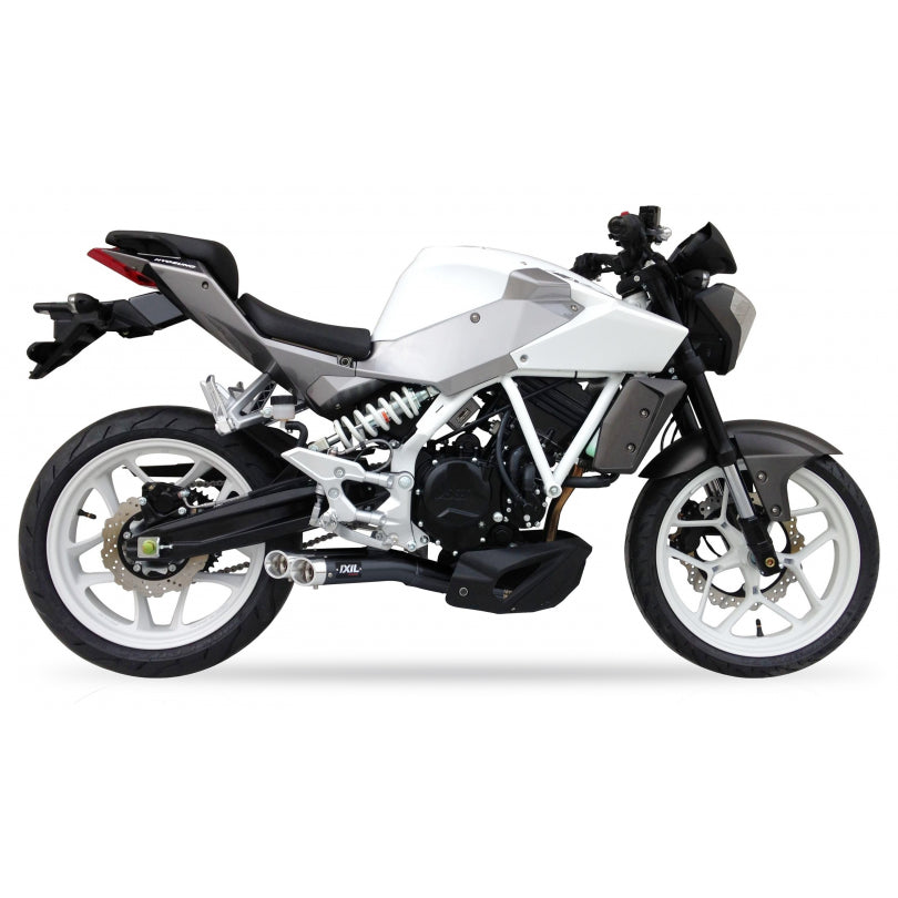 ESCAPE IXIL SLIP ON - DUAL HYPERLOW BLACK XL - HYOSUNG GD 250 EXIV