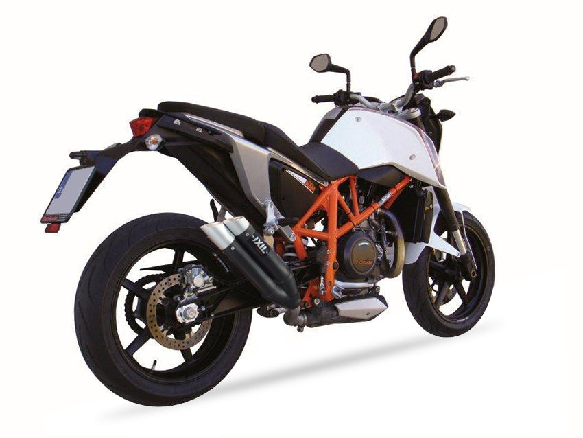 ESCAPE IXIL SLIP ON - DUAL HYPERLOW BLACK XL - KTM DUKE 690 (KMT690) 12-16 (KTM 690 DUKE)