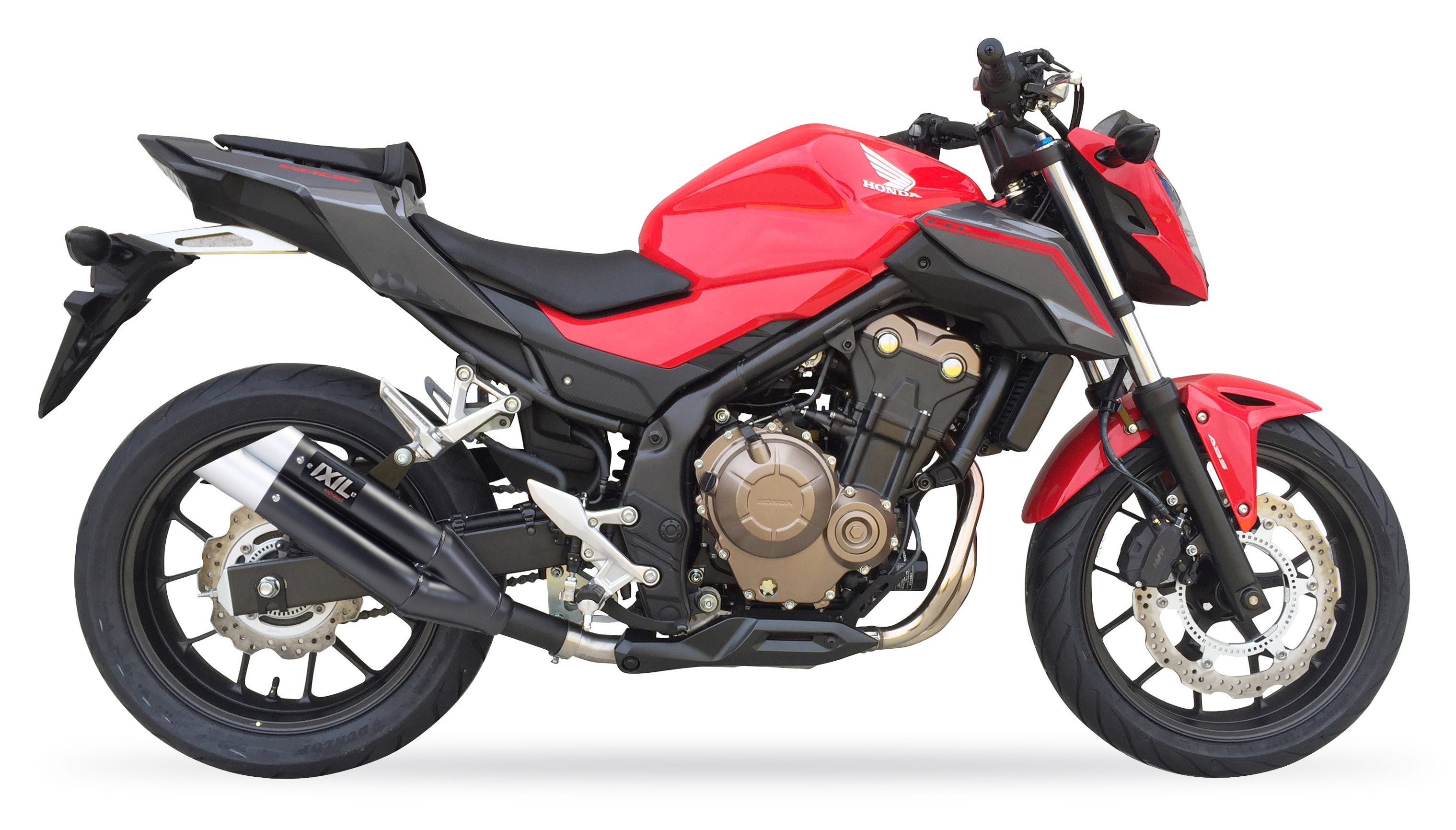 ESCAPE IXIL SLIP ON - DUAL HYPERLOW BLACK XL - HONDA CB 500 F 16-18 (PC58)