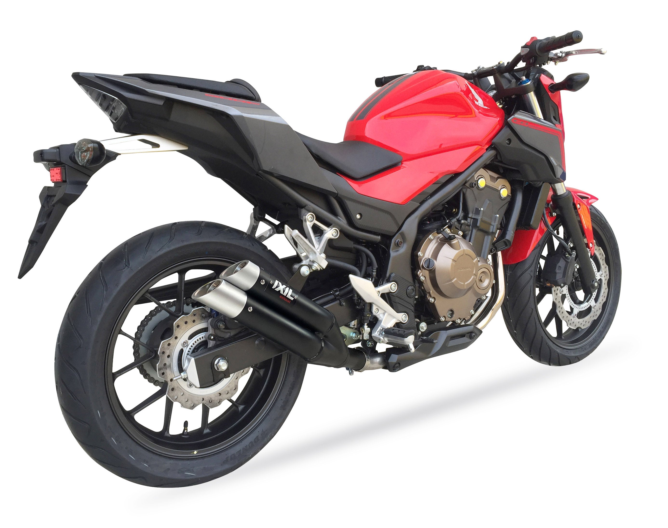 ESCAPE IXIL SLIP ON - DUAL HYPERLOW BLACK XL - HONDA CB 500 F 16-18 (PC58)