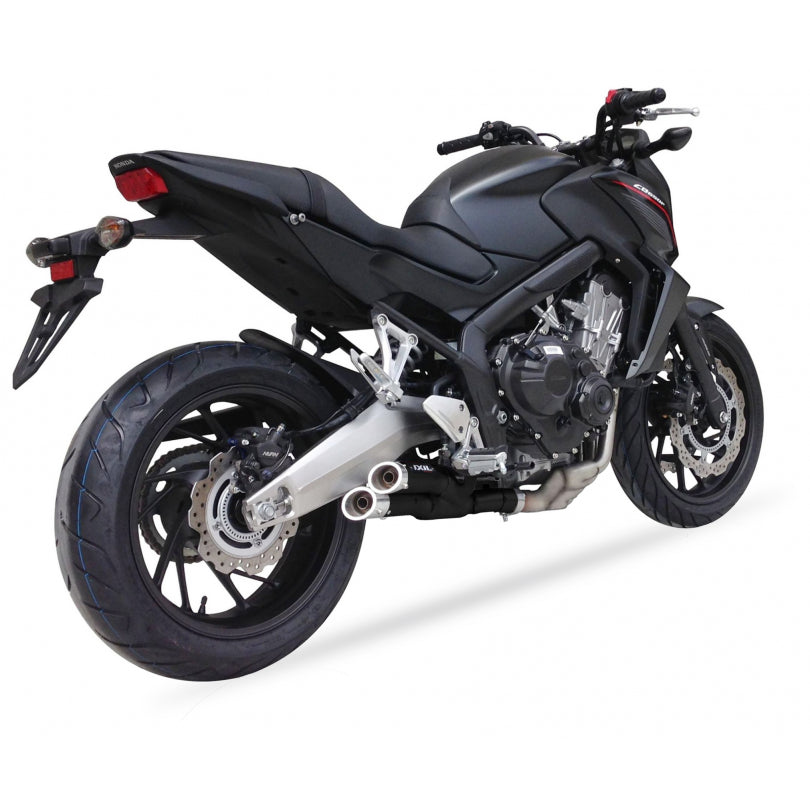 ESCAPE IXIL FULL SYSTEM - DUAL HYPERLOW BLACK XL - HONDA CB 650 F 14-18 (RC75 RC97)