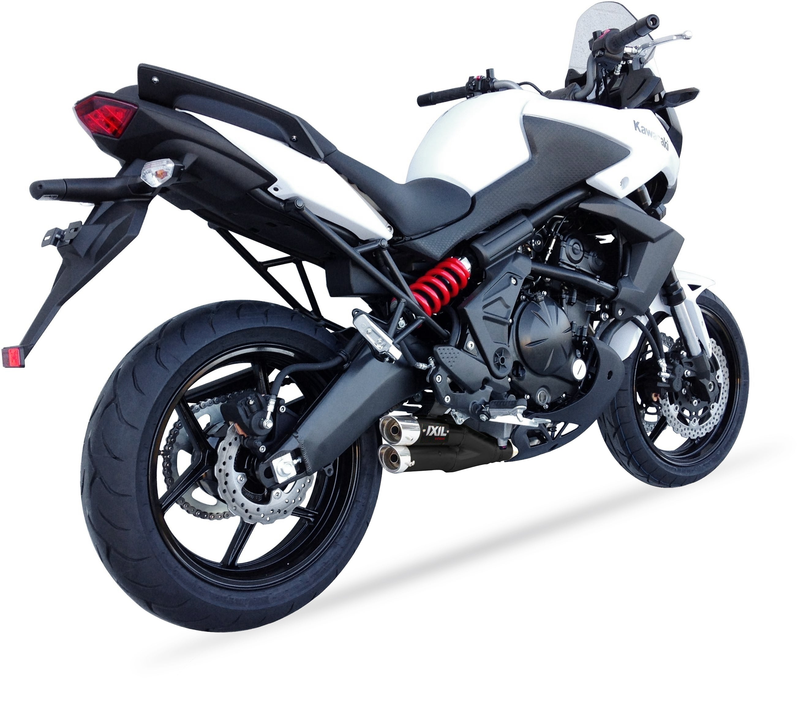 ESCAPE IXIL SLIP ON - DUAL HYPERLOW BLACK XL - KAWASAKI VERSYS 650 06-14 (LE650A C D E)