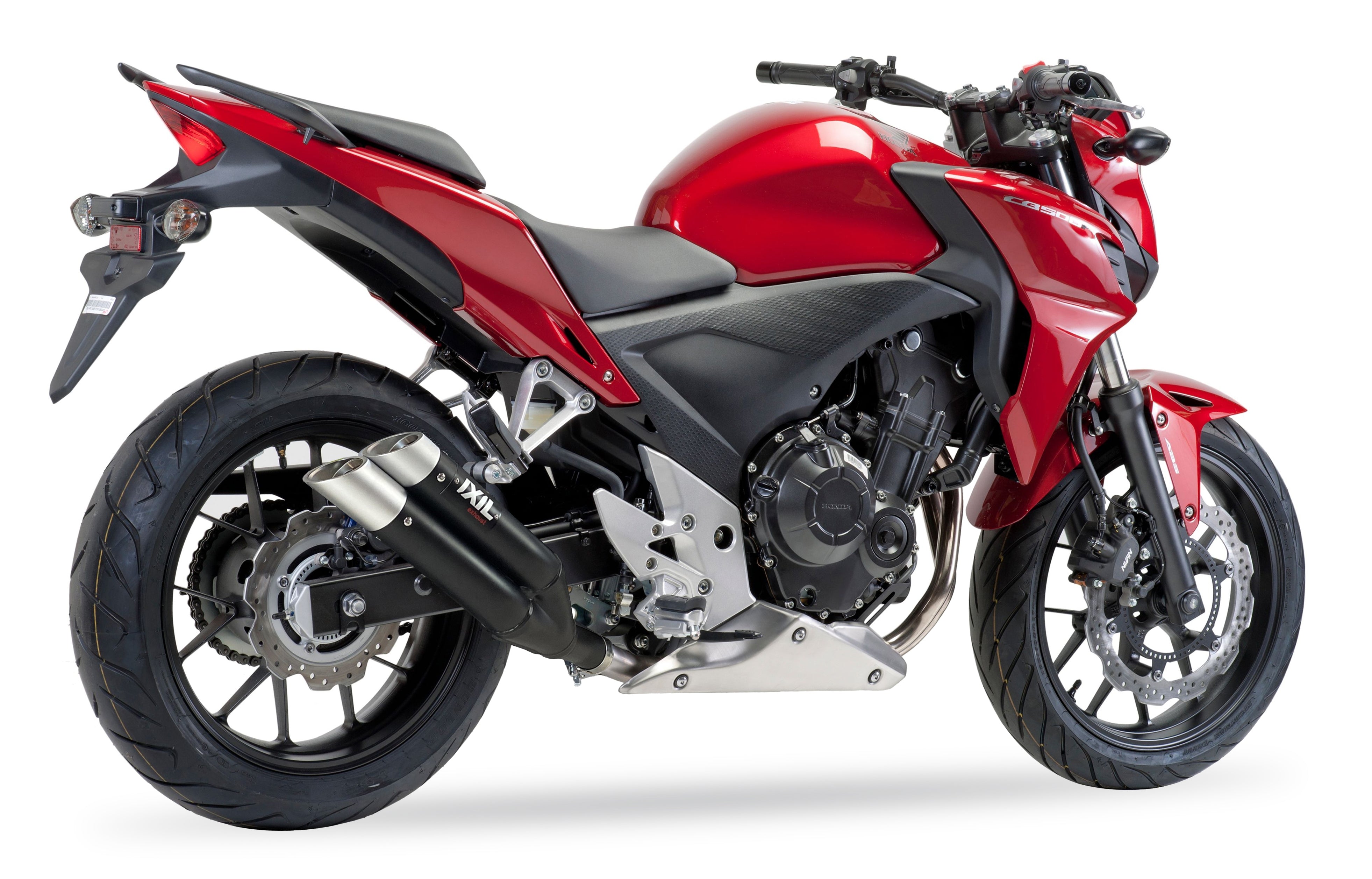 ESCAPE IXIL SLIP ON - DUAL HYPERLOW BLACK XL - HONDA CB 500 F 13-15 (PC45)