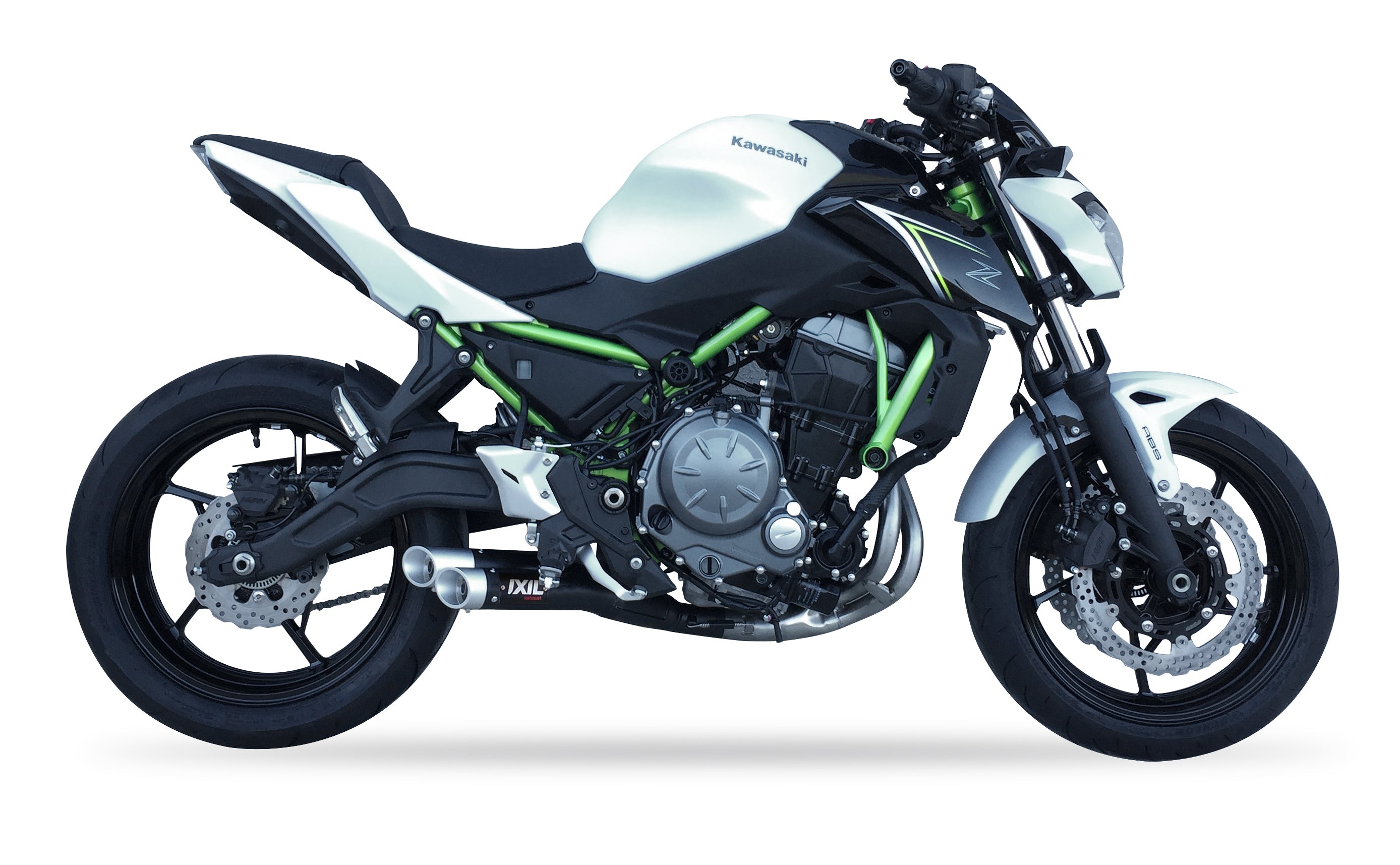 ESCAPE IXIL FULL SYSTEM - DUAL HYPERLOW BLACK XL - KAWASAKI Z 650 - NINJA 650 17-19 (ER650H,ER650HA2,EX650K,EX650KA2)