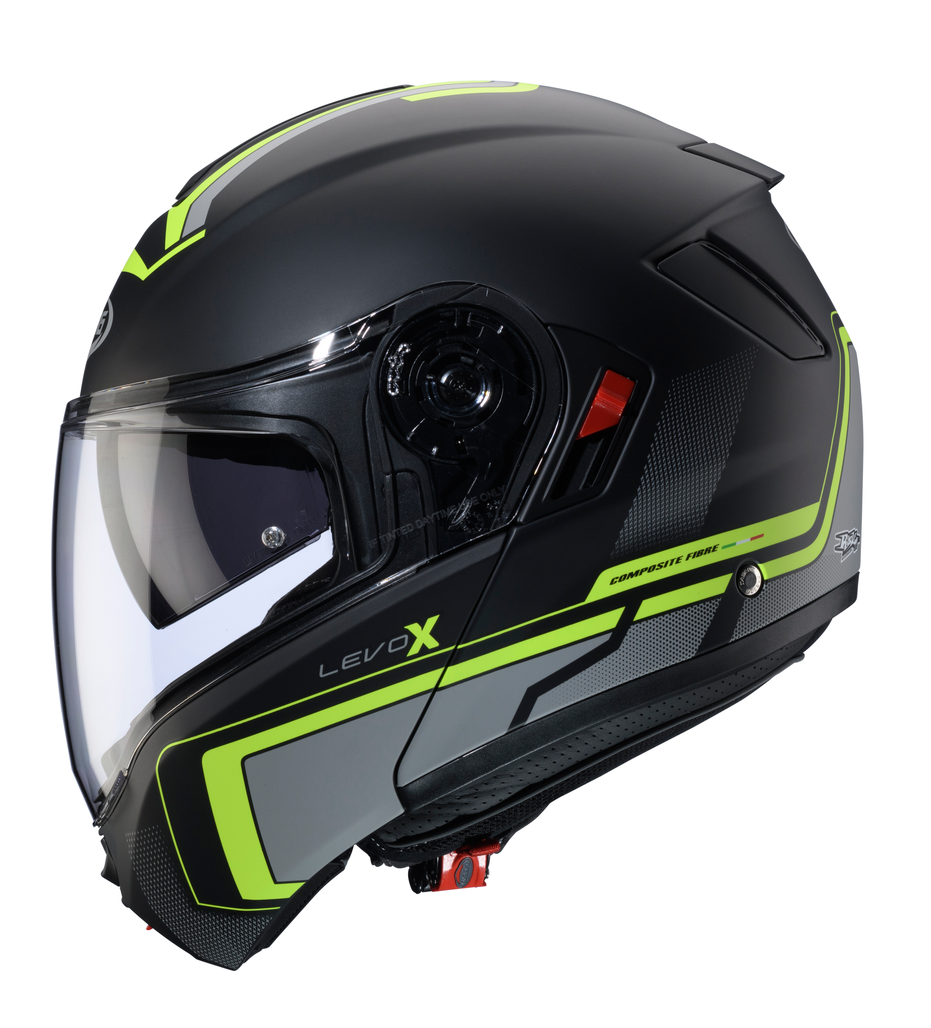 CASCO CABERG LEVO X ELITE BLACK/GREY/YELLOW FLUO