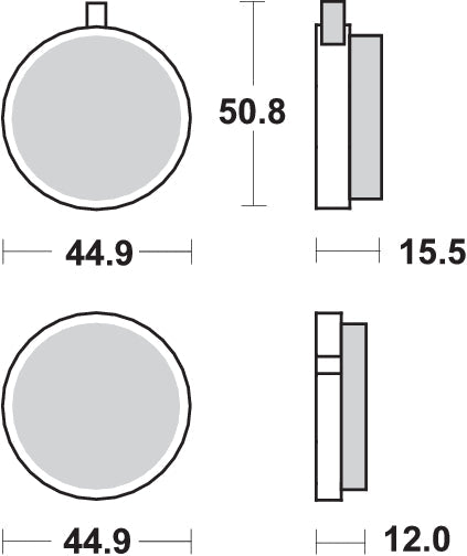 PASTILLA DE FRENO SBS P500-HF