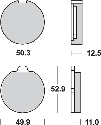 PASTILLA DE FRENO SBS P511-HF