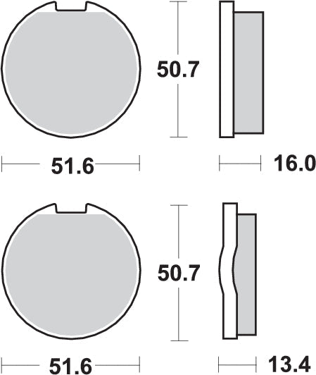 PASTILLA DE FRENO SBS P518-HF