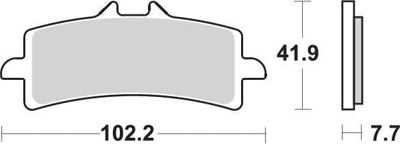 PASTILLA DE FRENO SBS P841-DC